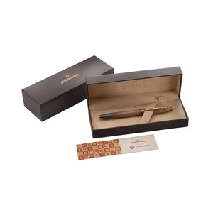 Sheaffer 100 9374 Coffee Edition Matt Brown Fountain Pen with Regal Brown PVD Trims