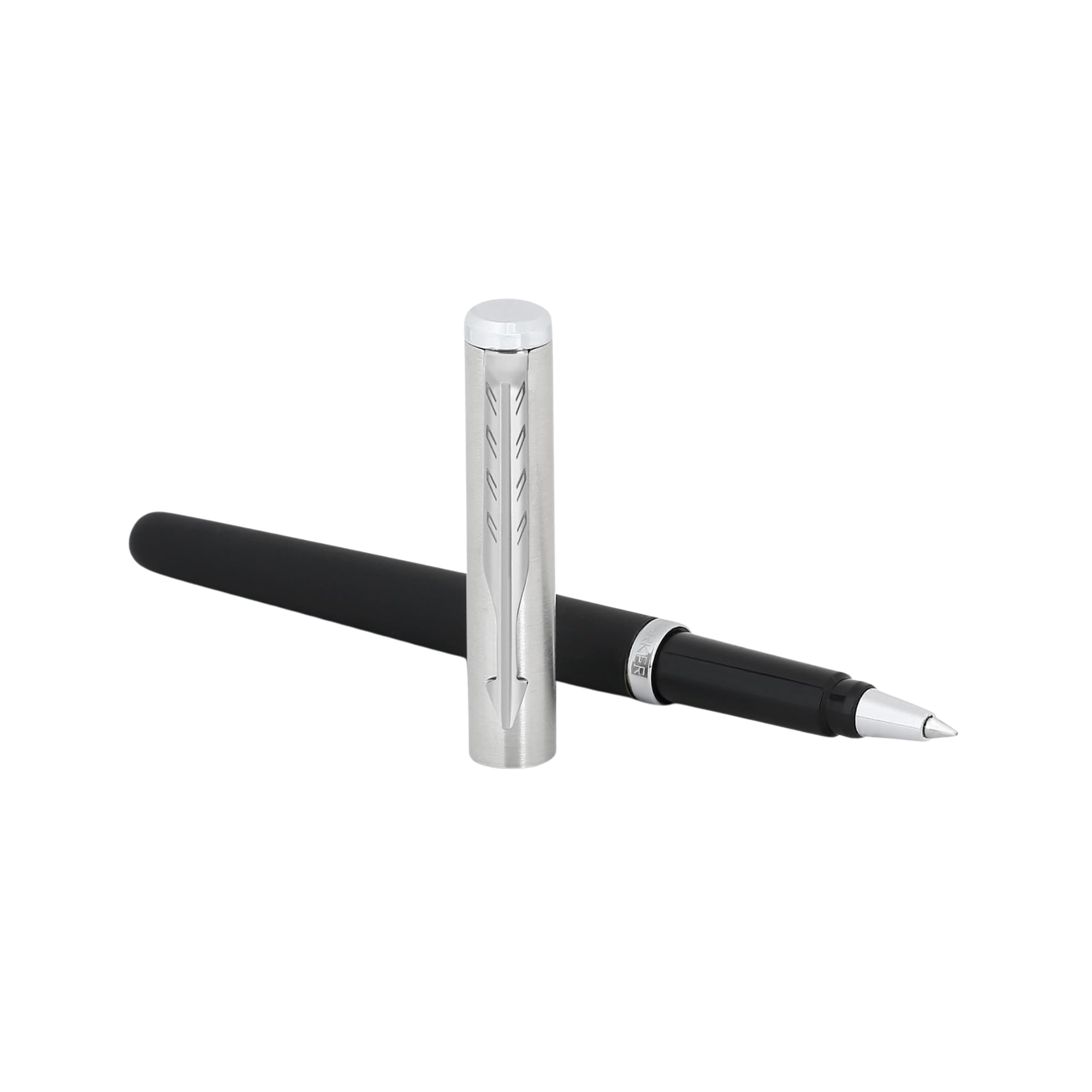 Parker Latitude Matte Metallix Chrome Trim Rollerball Pen