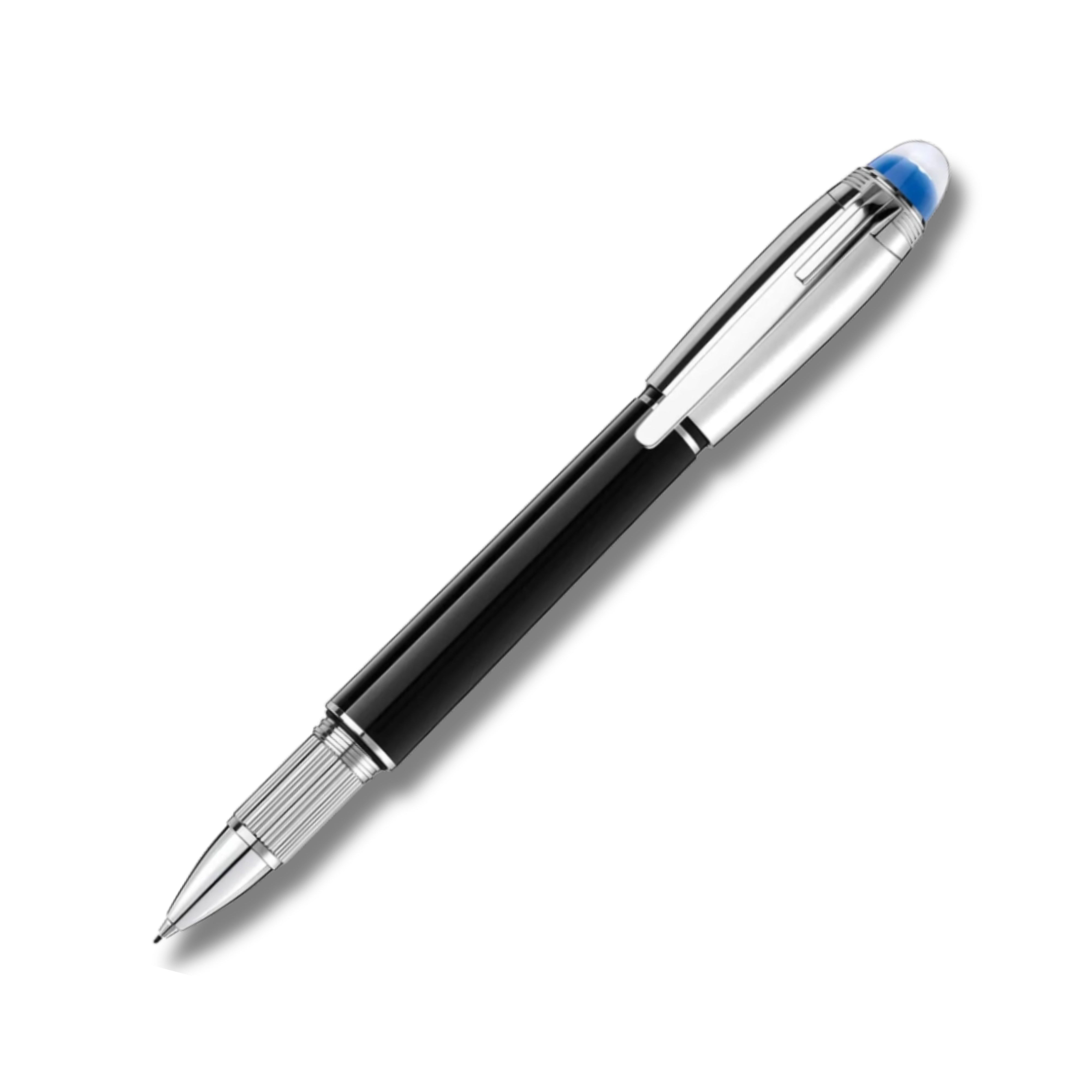 MontBlanc StarWalker Doué Fineliner - Black with Platinum Trims Rollerball Pen