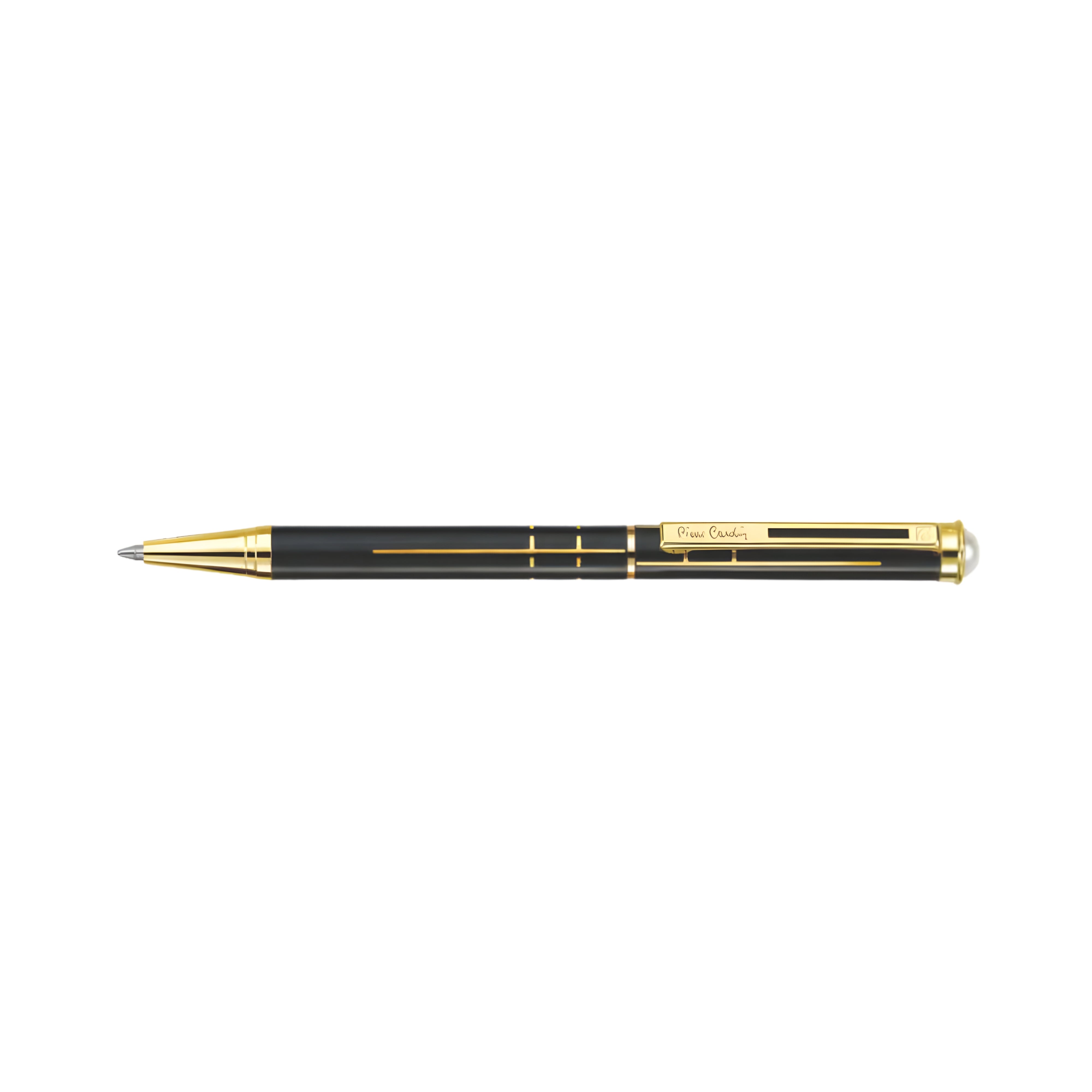 Pierre Cardin Kriss Pearl Black and Gold Ballpoint Pen
