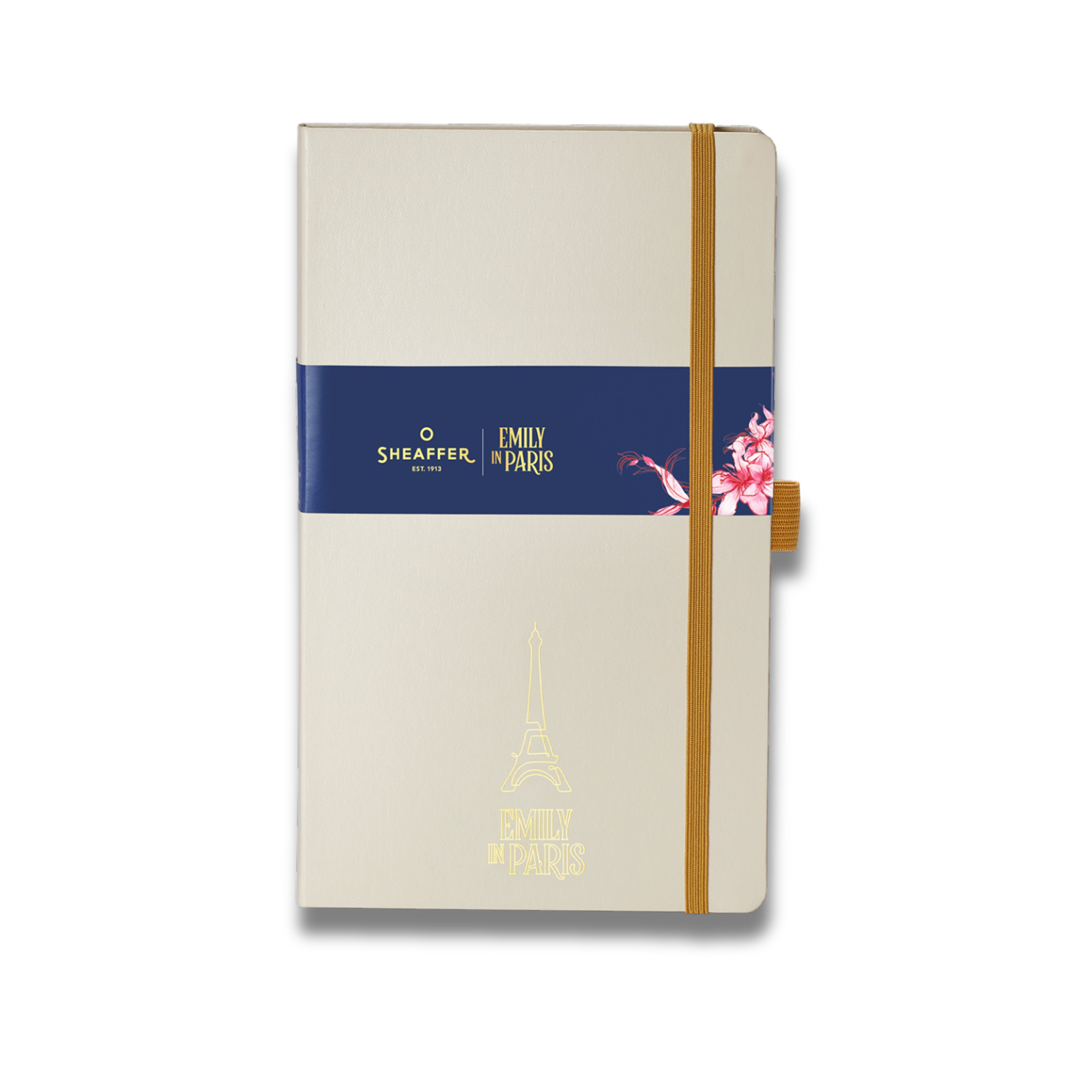 Sheaffer Emily in Paris Medium Journal 90 GSM Ink Friendly Paper with Embossed Eiffel Tower - Beige