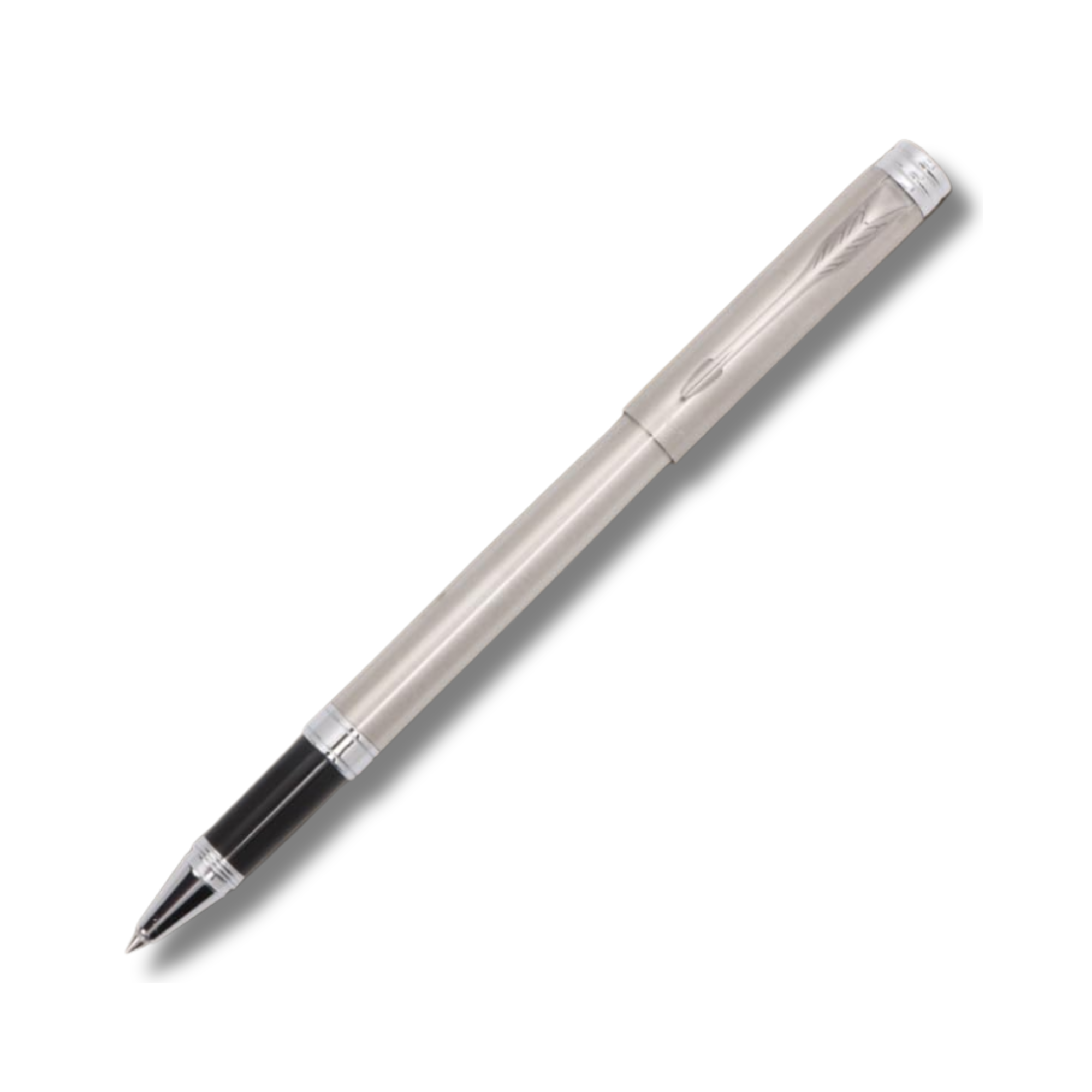 Parker Folio Stainless Steel Chrome Trim Roller Ball Pen