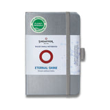 Sheaffer Eternal Shine 90 GSM Eco-Friendly Hardbound Small Notebook - Metallic Light Grey