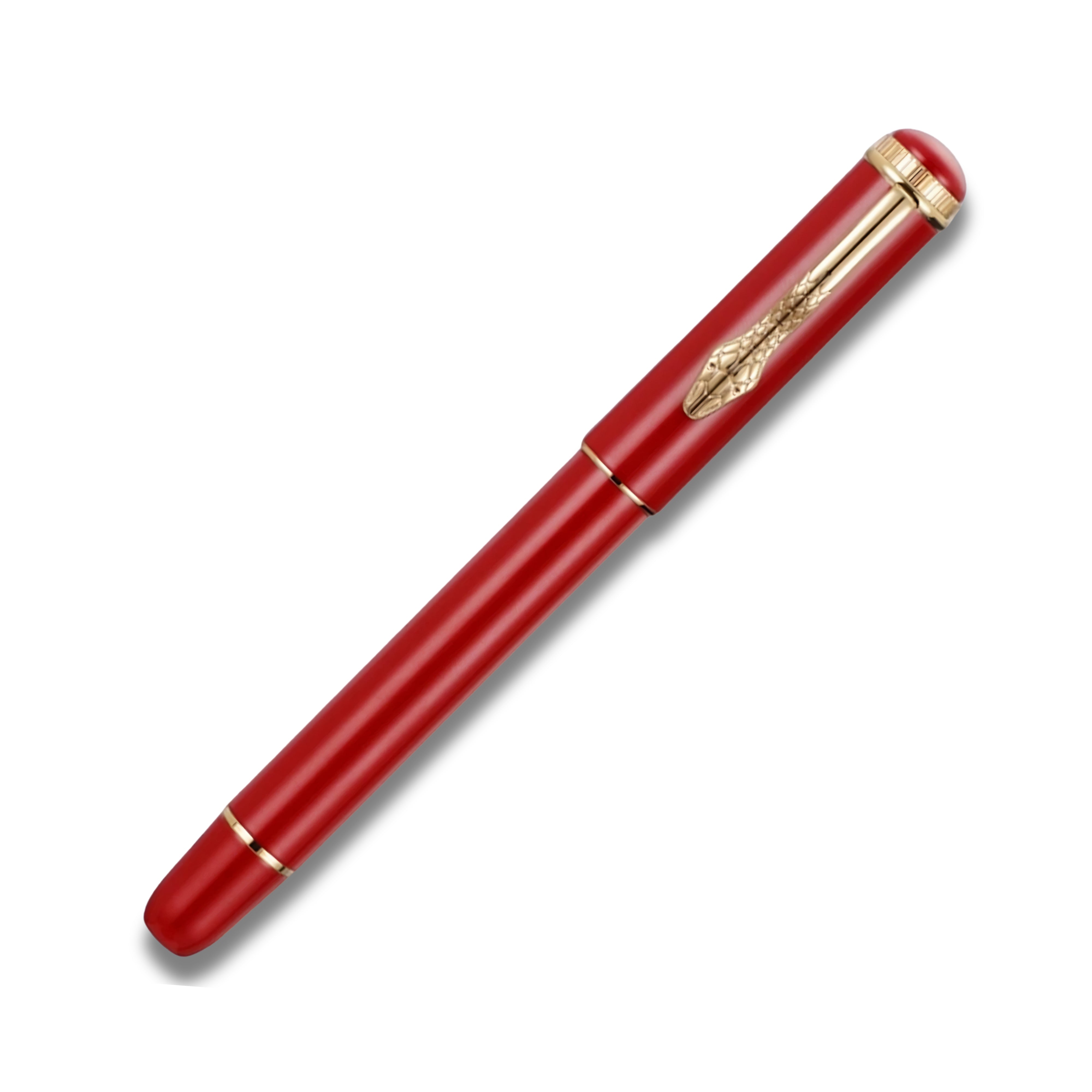 Jinhao 025 Ruby Crown Snake Clip Fountain Pen (Extra Fine)