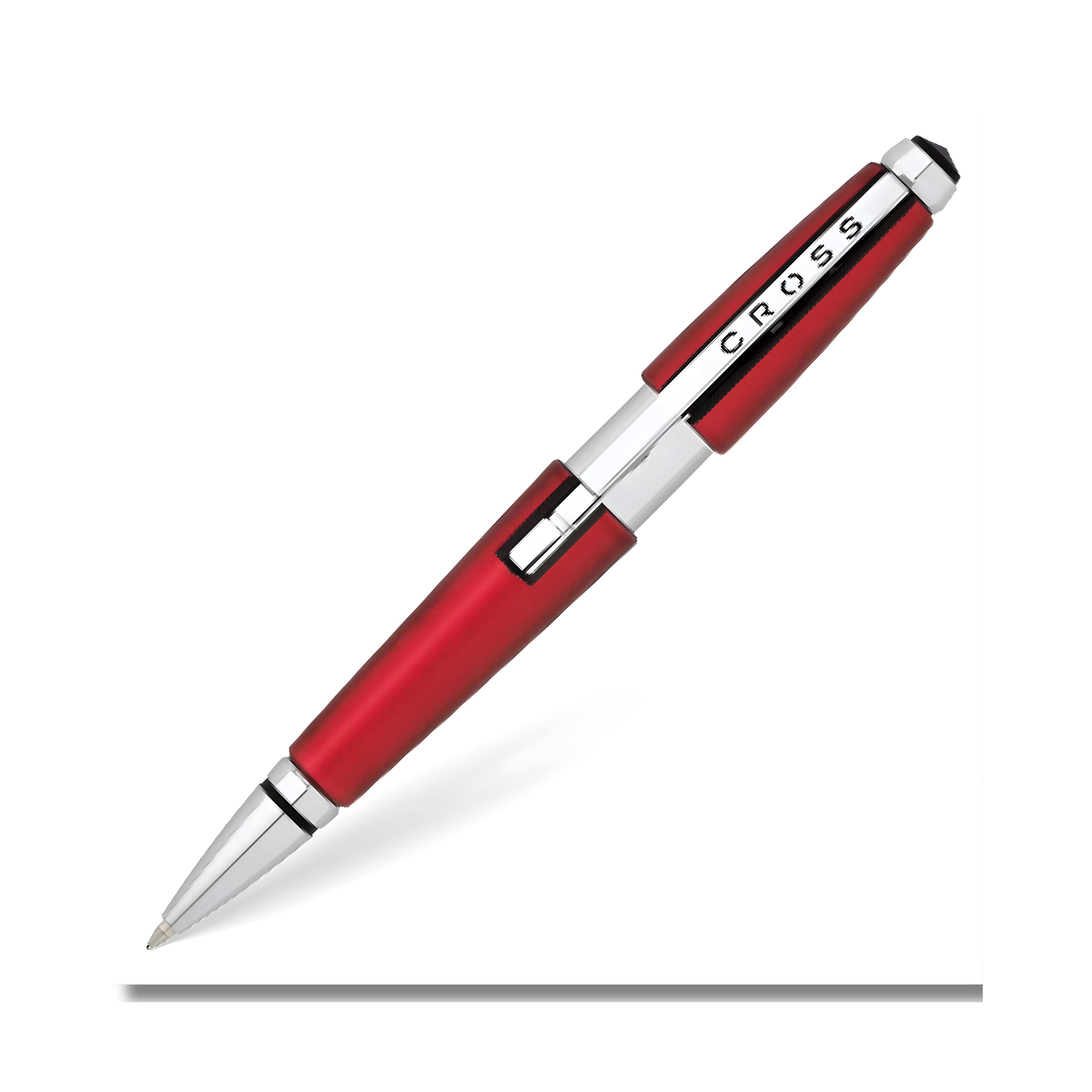 Cross AT0555-7 Edge Rollerball Pen Red with Chrome Trims