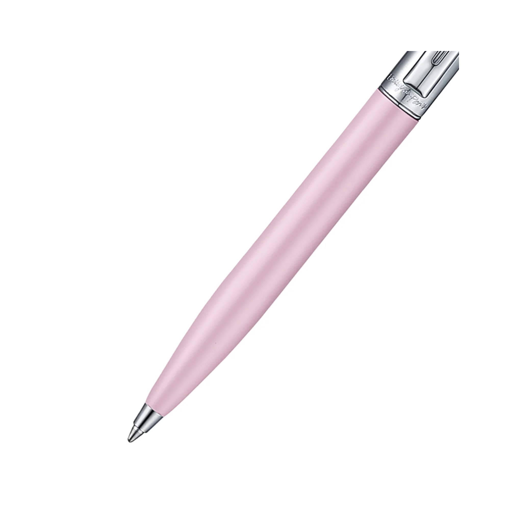 Sheaffer Sentinel Emily in Paris 321 Pink Matte Finish Ballpoint Pen with Chrome-Plated Trims and Bow-Shaped Clip Emblem