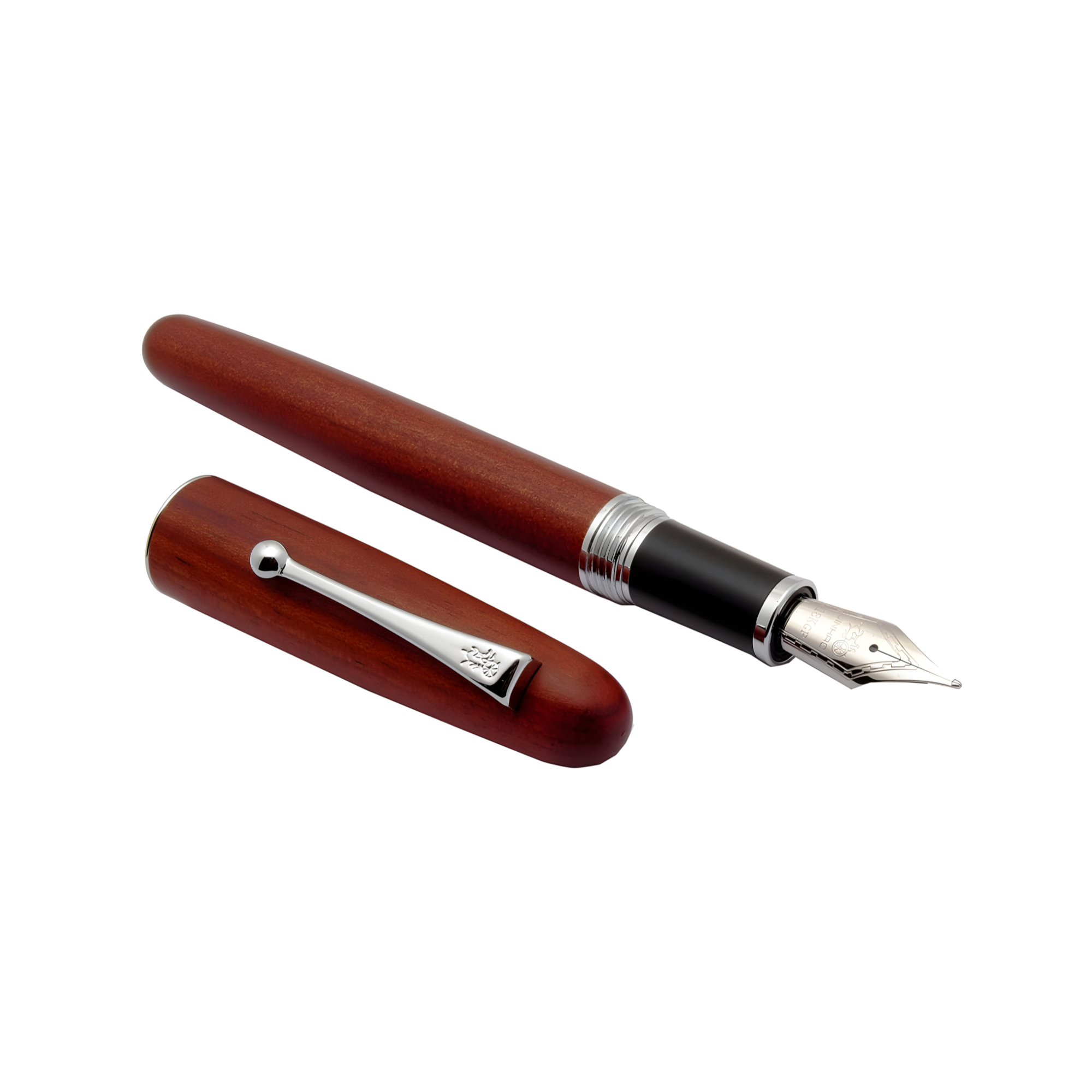 Jinhao Sterling Walnut Fountain Pen
