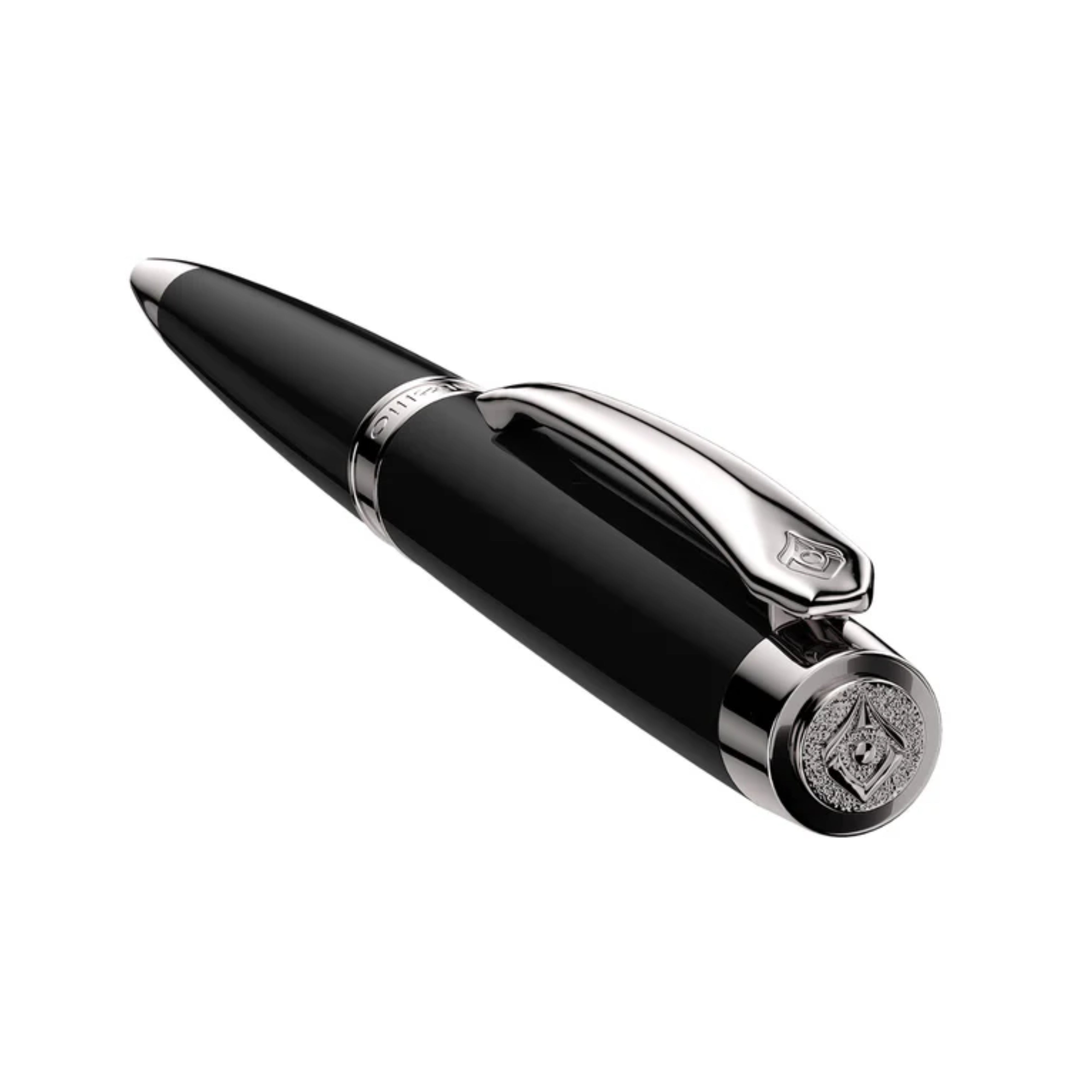 Intellio Germany Renaissance Black and Chrome Ballpoint Pen