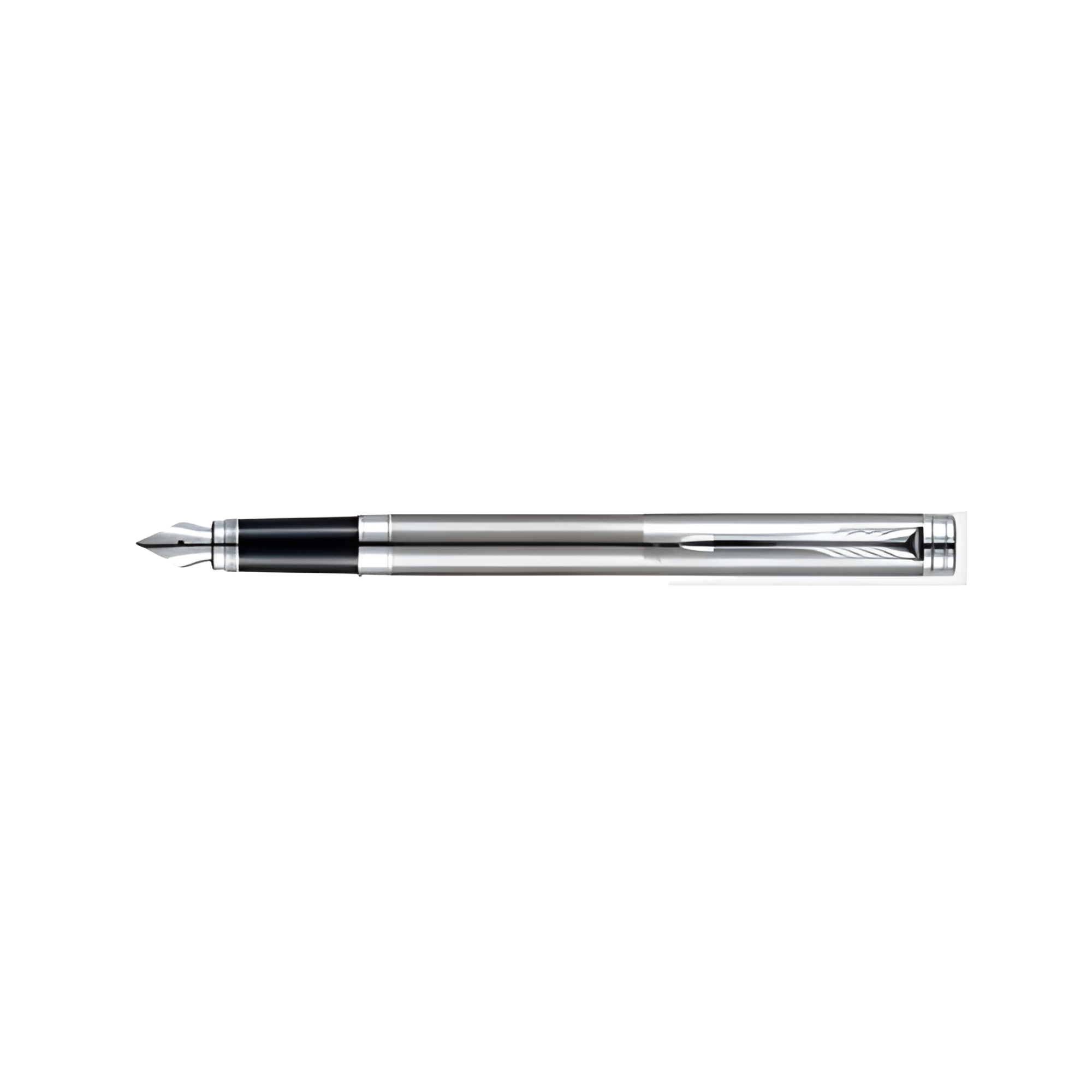 Parker Folio Stainless Steel Chrome Trim Fountain Pen