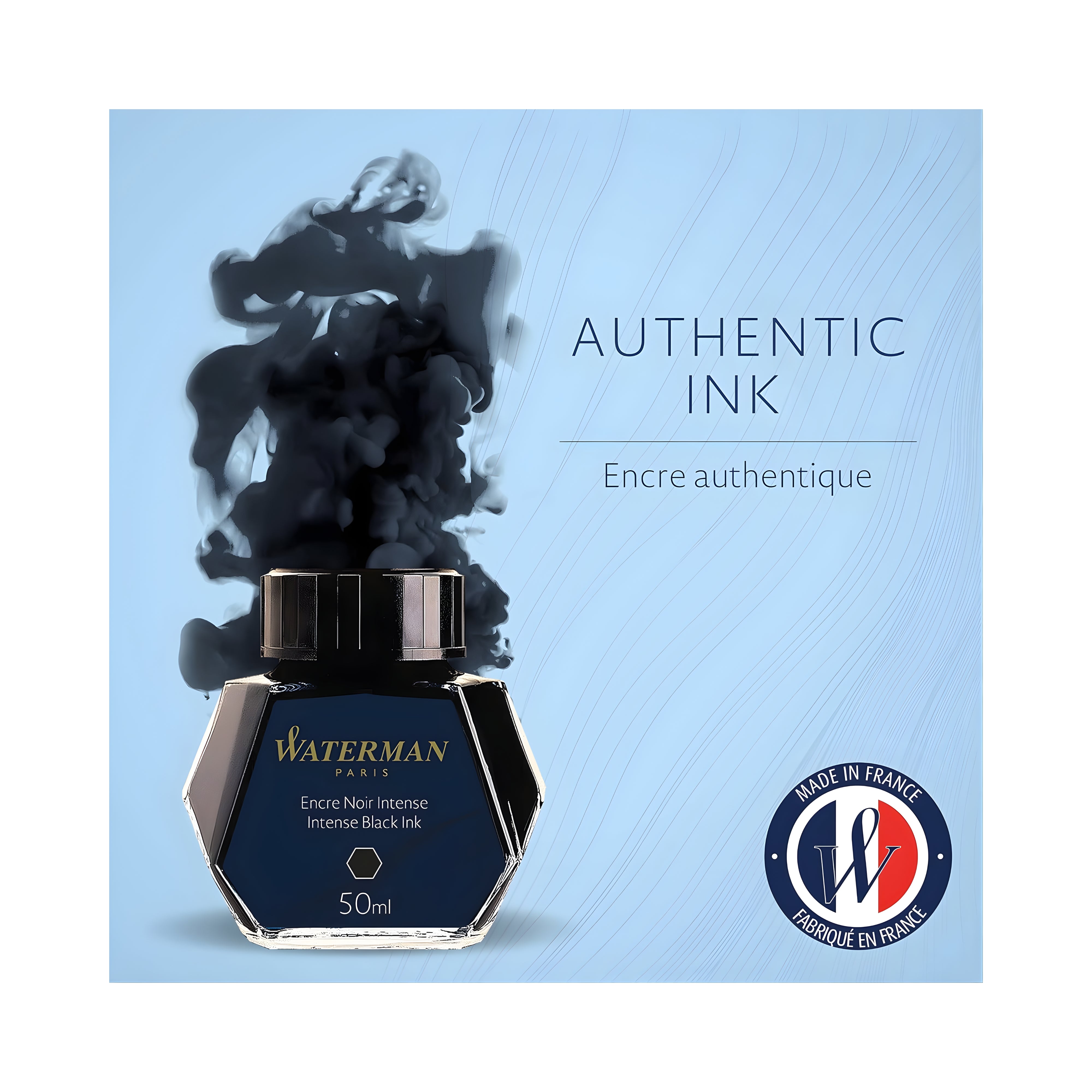Waterman Intense Black Ink Bottle- 50ml