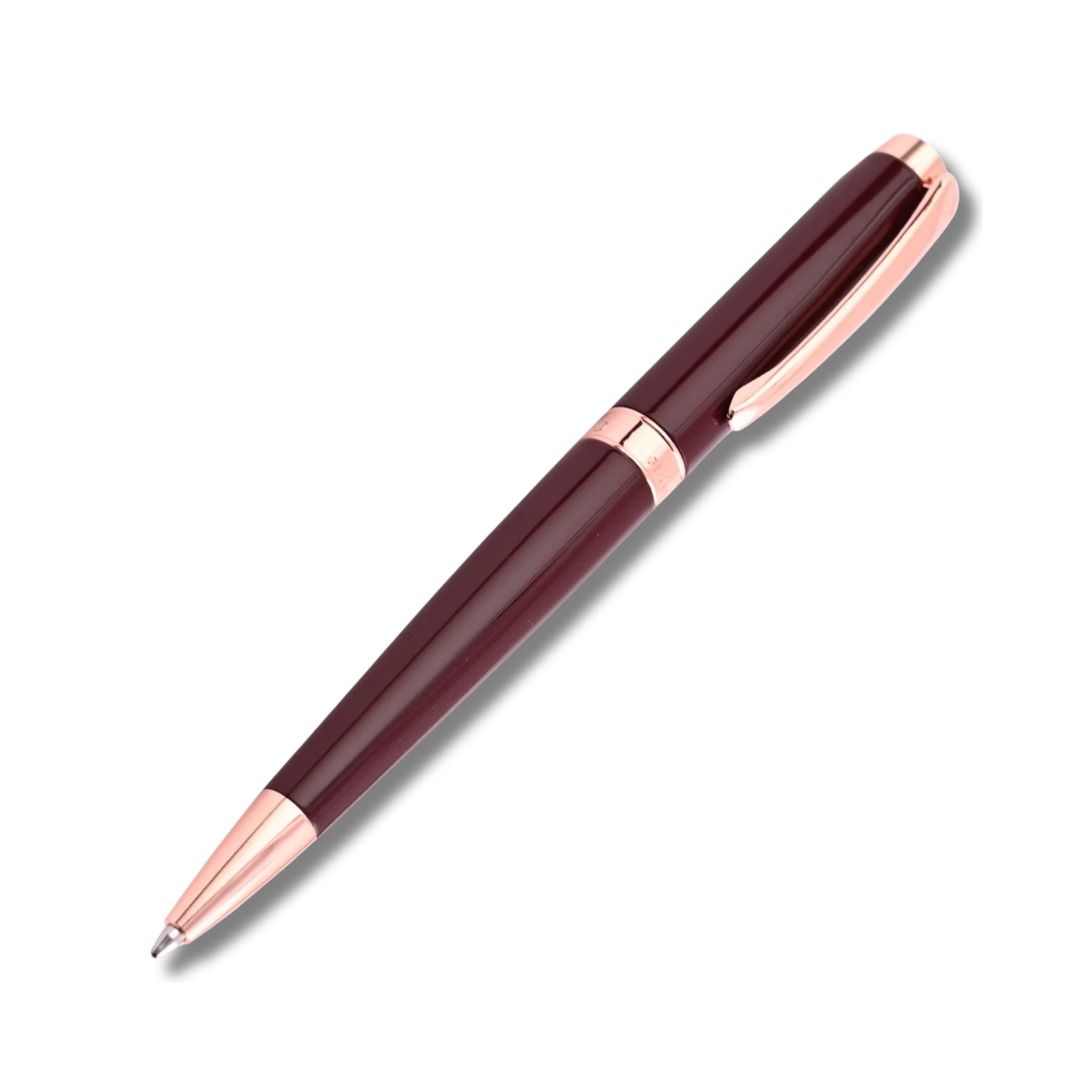 Intellio Germany Renaissance Merlot and Rose Gold Ballpoint Pen