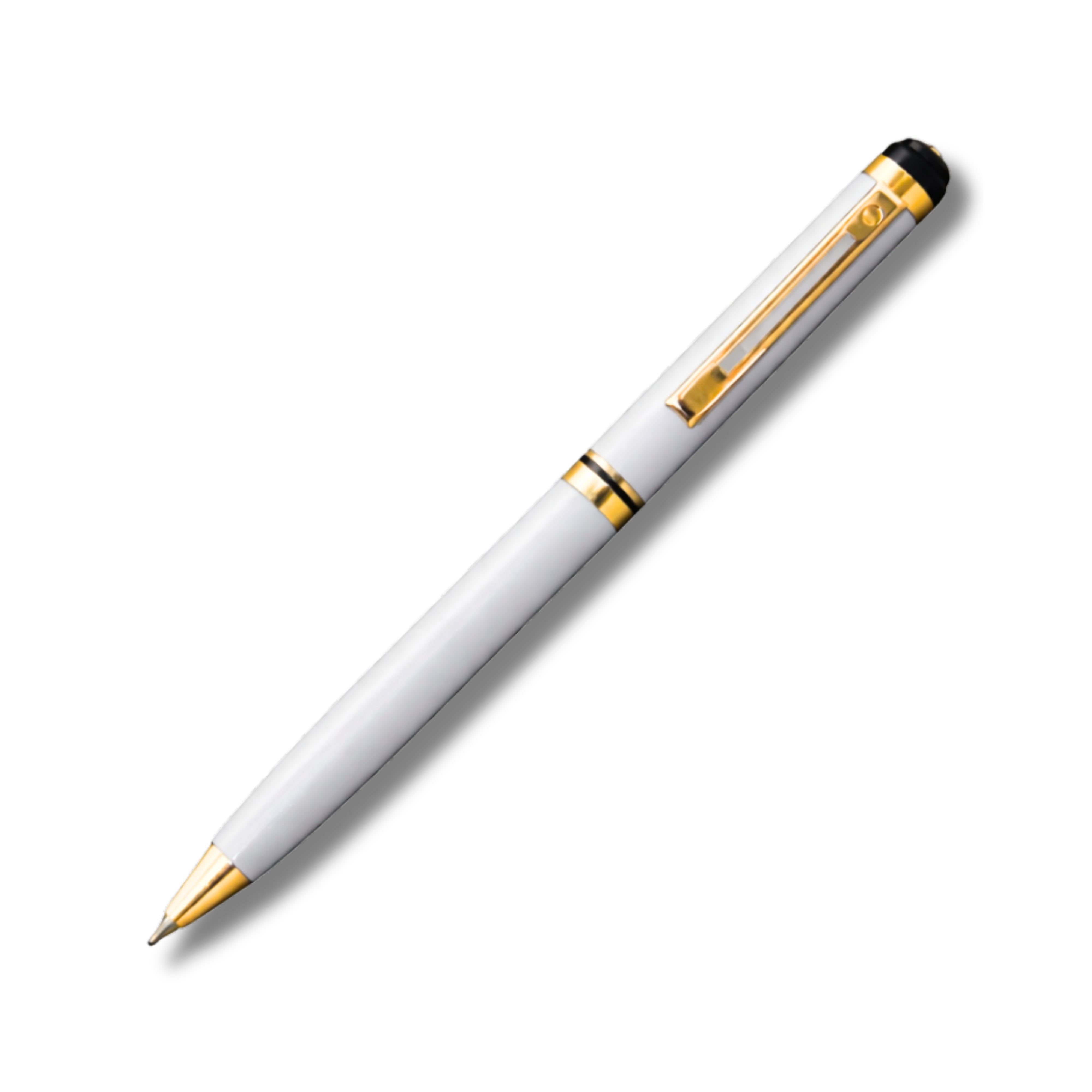 Mayfair White Lacquer Ballpoint Pen