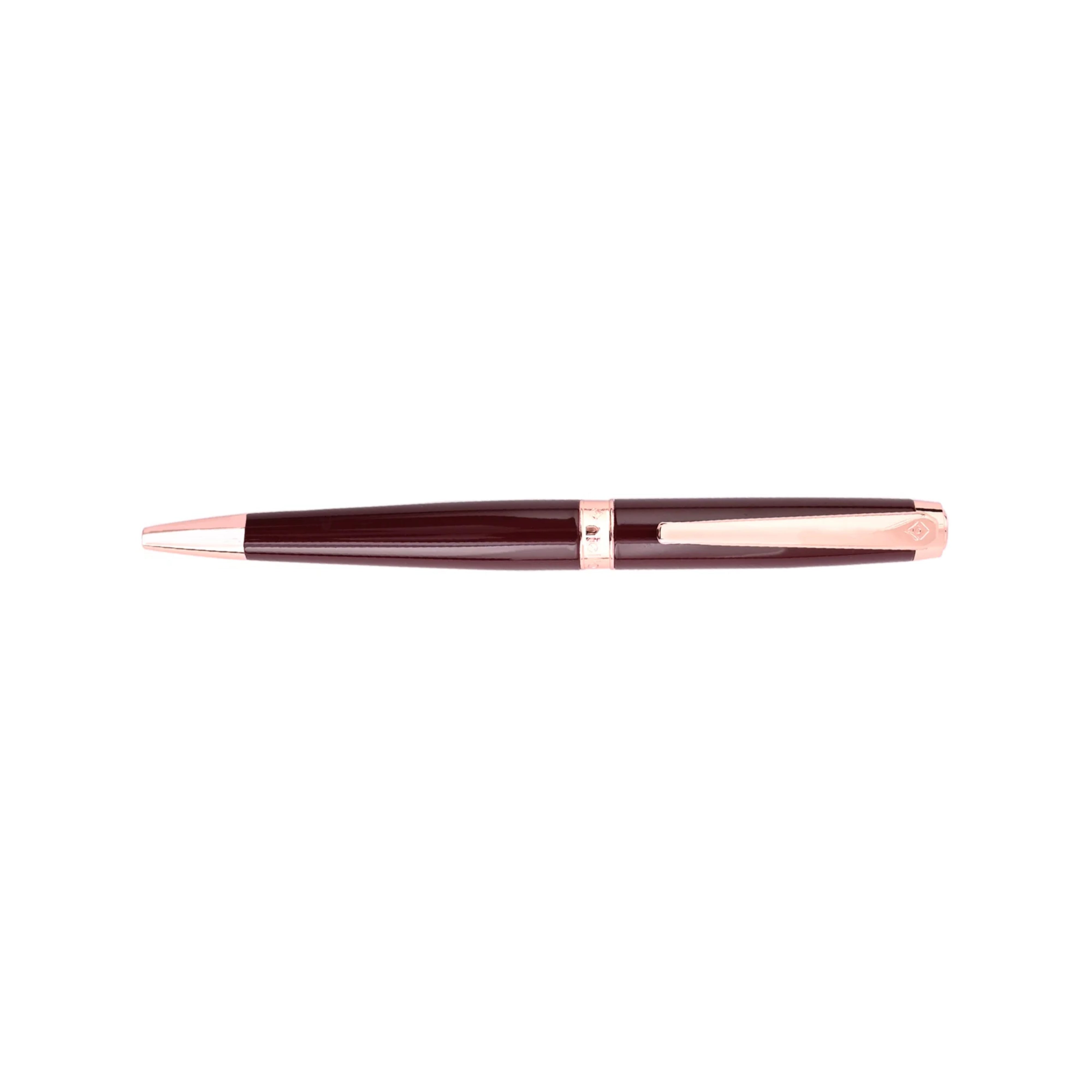 Intellio Germany Renaissance Merlot and Rose Gold Ballpoint Pen