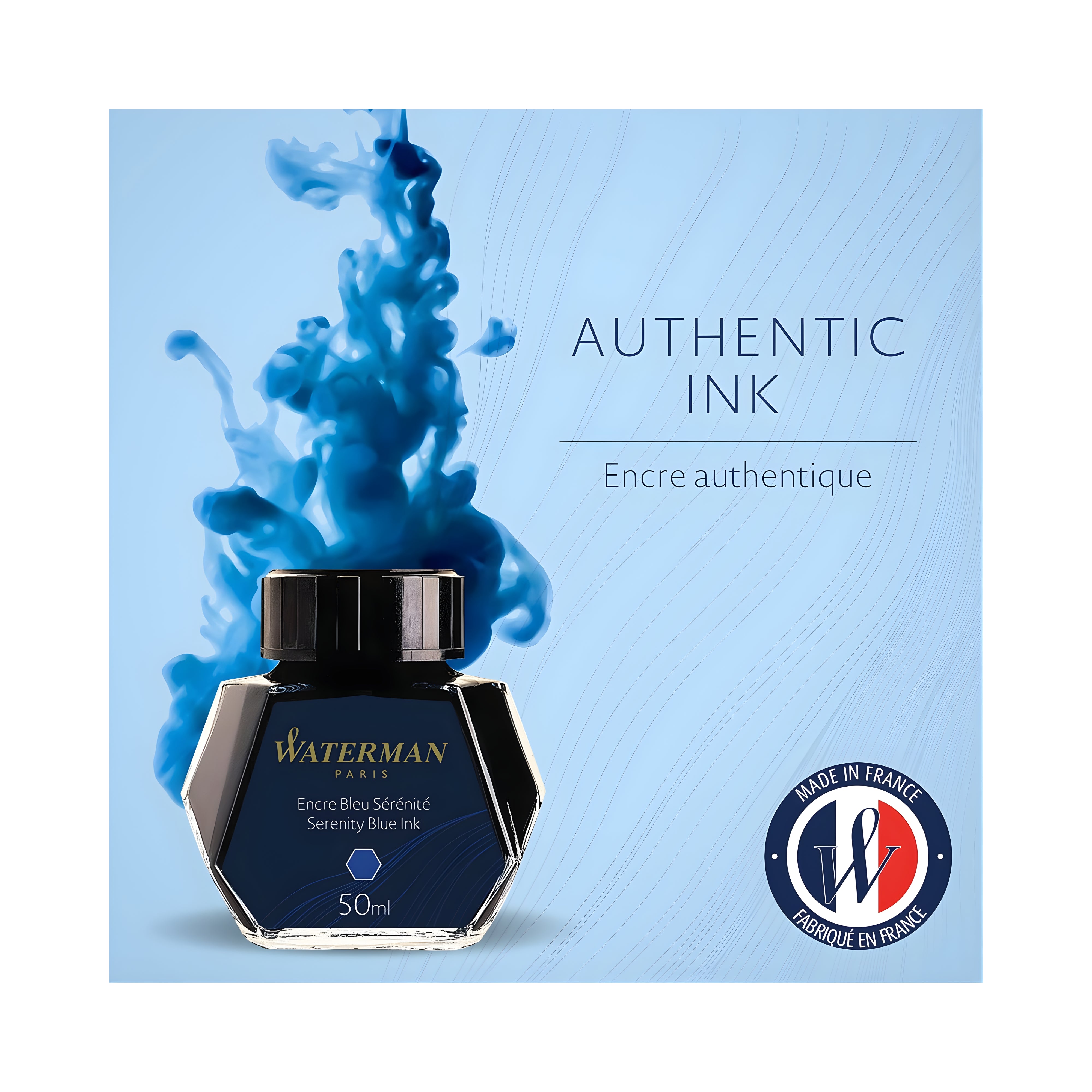 Waterman Serenity Blue Ink Bottle - 50ml