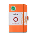 Sheaffer Echoes Of Red 90 GSM Eco-Friendly Hardbound Small Notebook - Orange