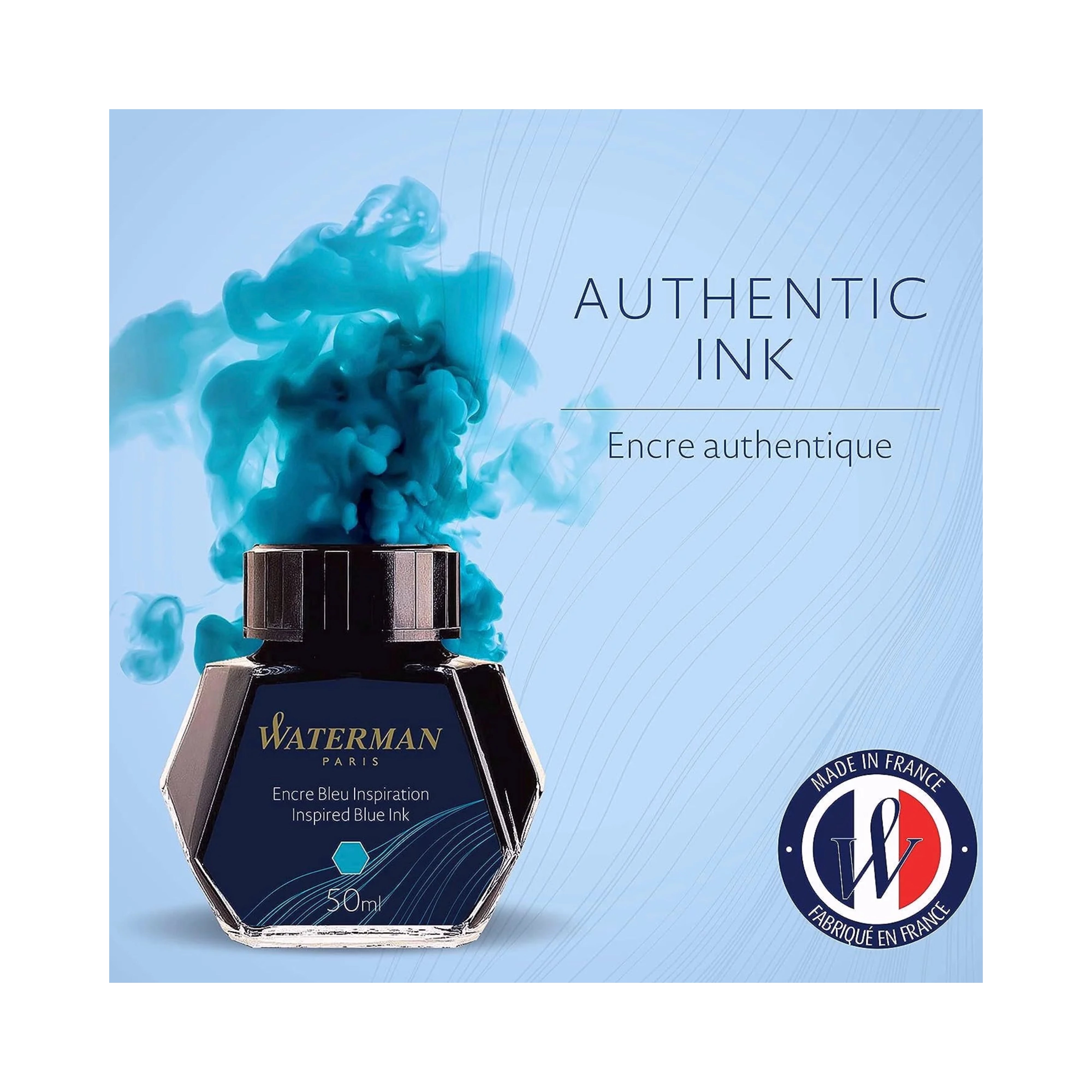 Waterman Inspired Blue Ink Bottle- 50ml