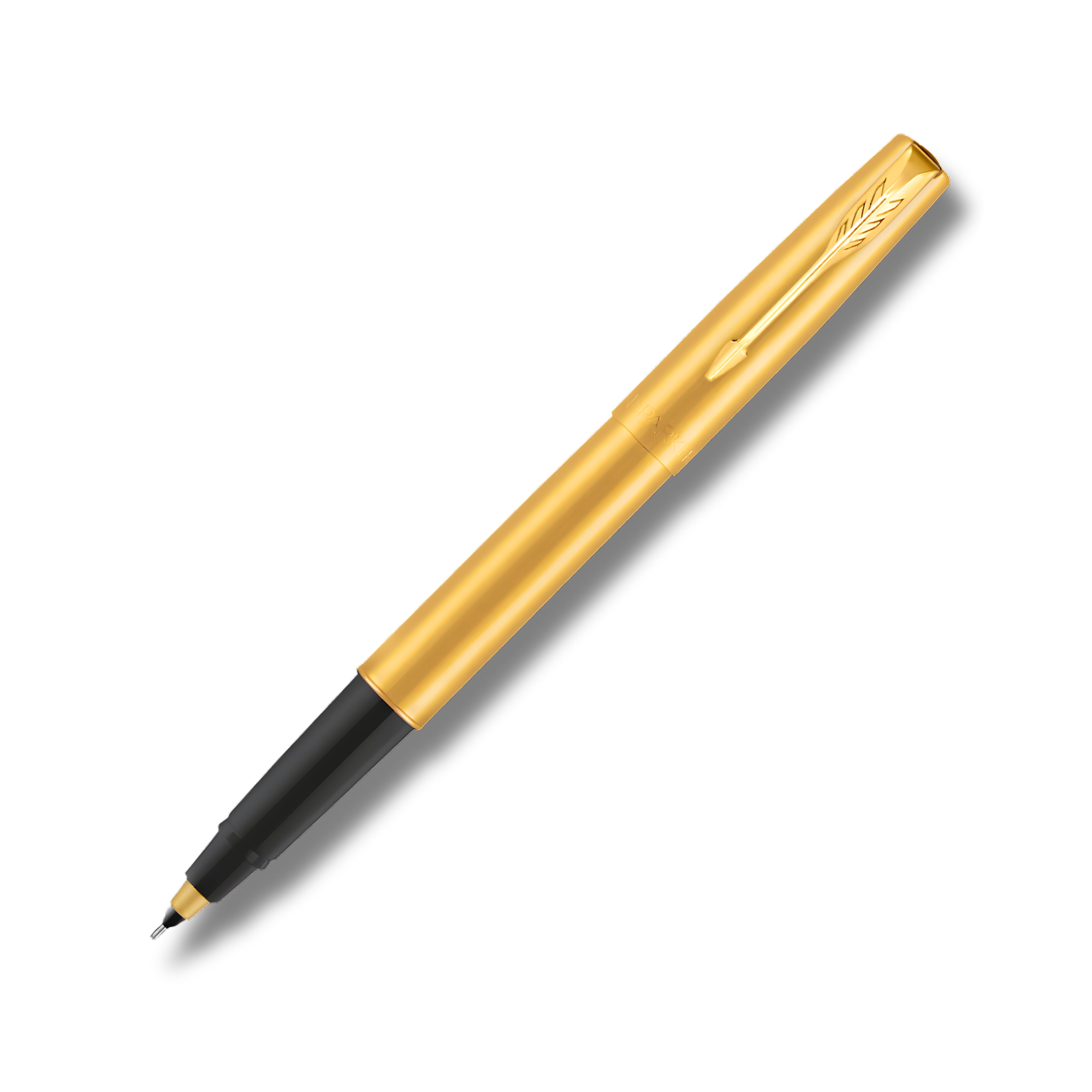 Parker Frontier Gold Rollerball Pen With Gold Trim