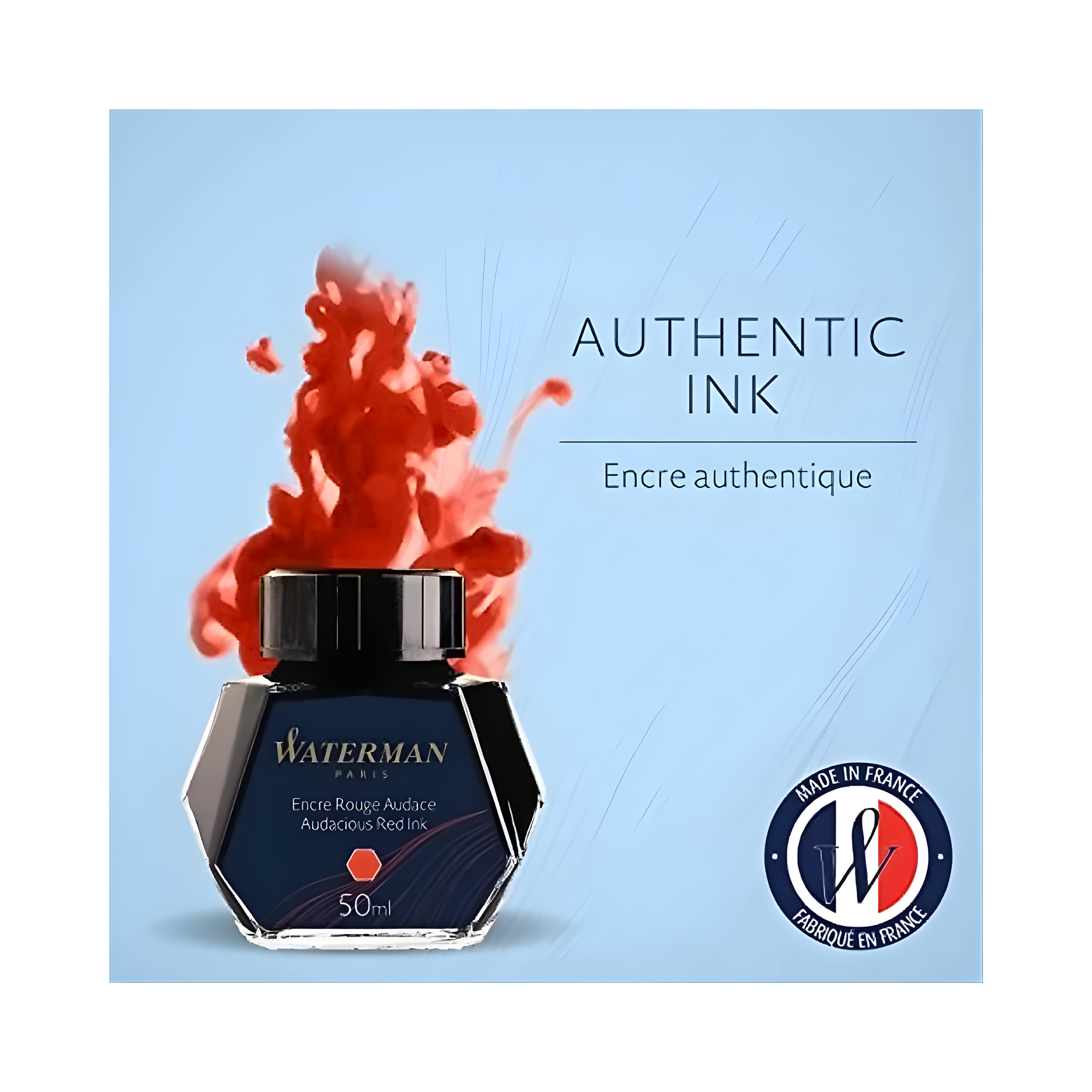 Waterman Audacious Red Ink Bottle- 50ml