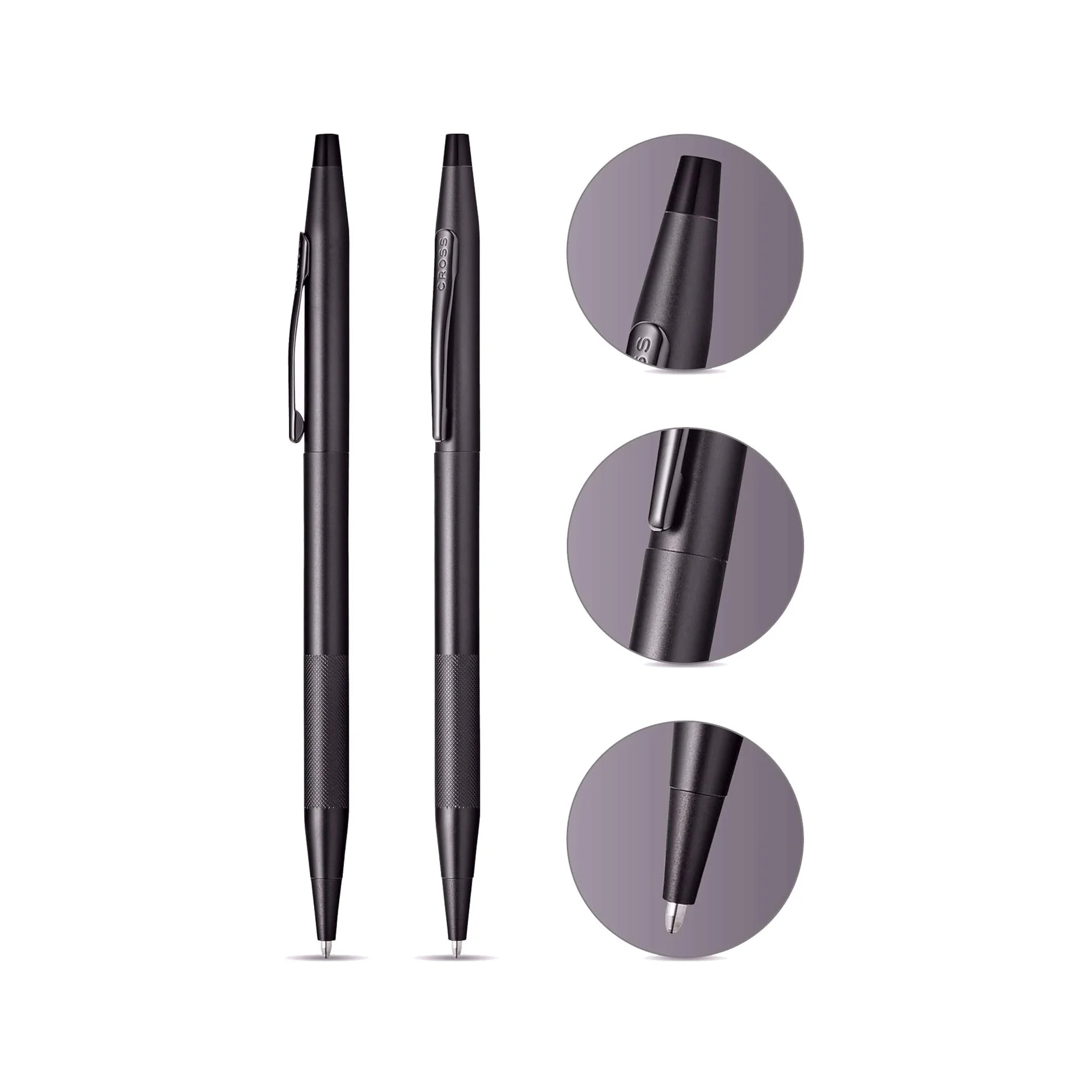 Cross Classic Century Black PVD Micro-Knurl Ballpoint Pen – Pen Store