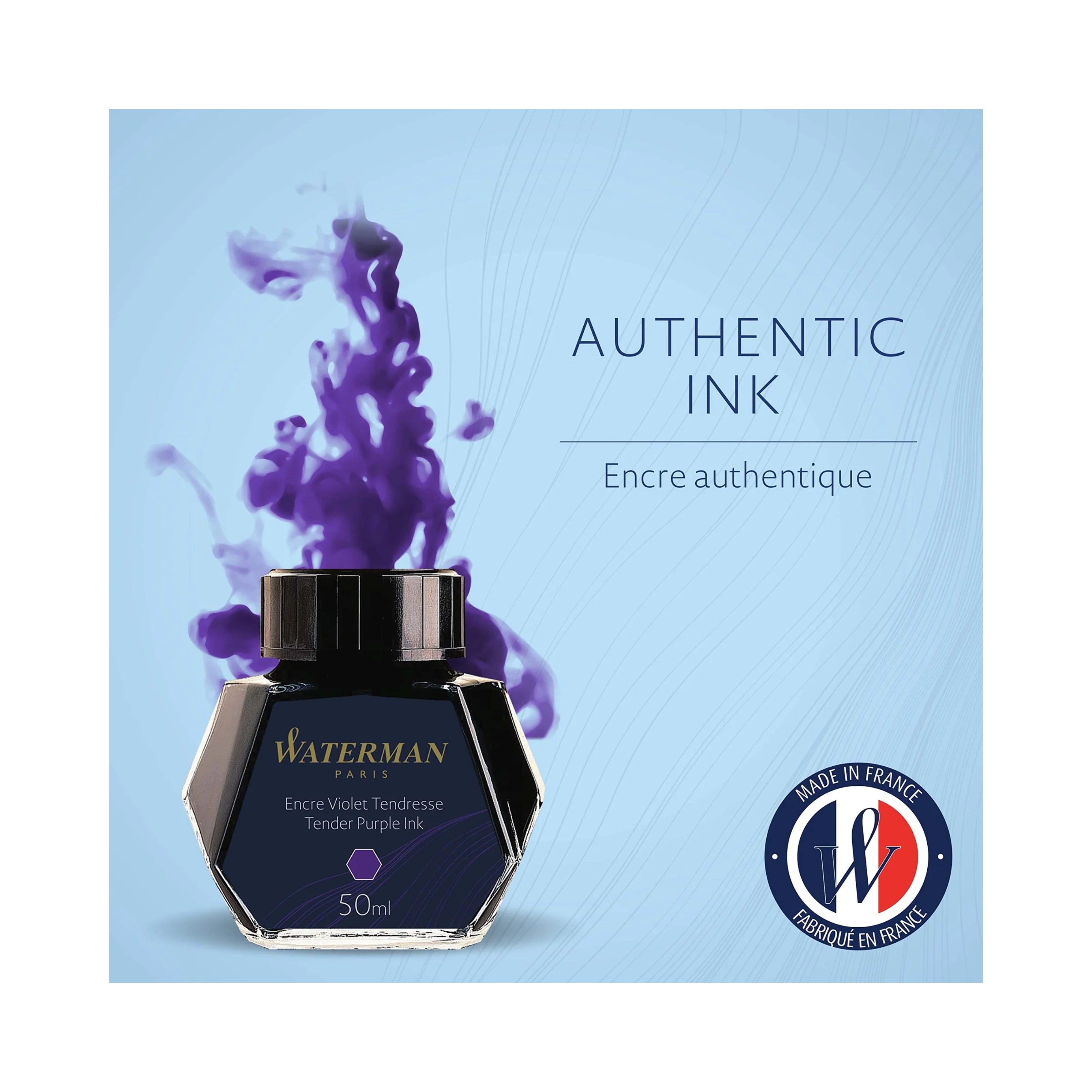Waterman Tender Purple Ink Bottle- 50ml