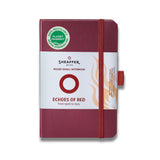 Sheaffer Echoes Of Red 90 GSM Eco-Friendly Hardbound Small Notebook - Burgundy