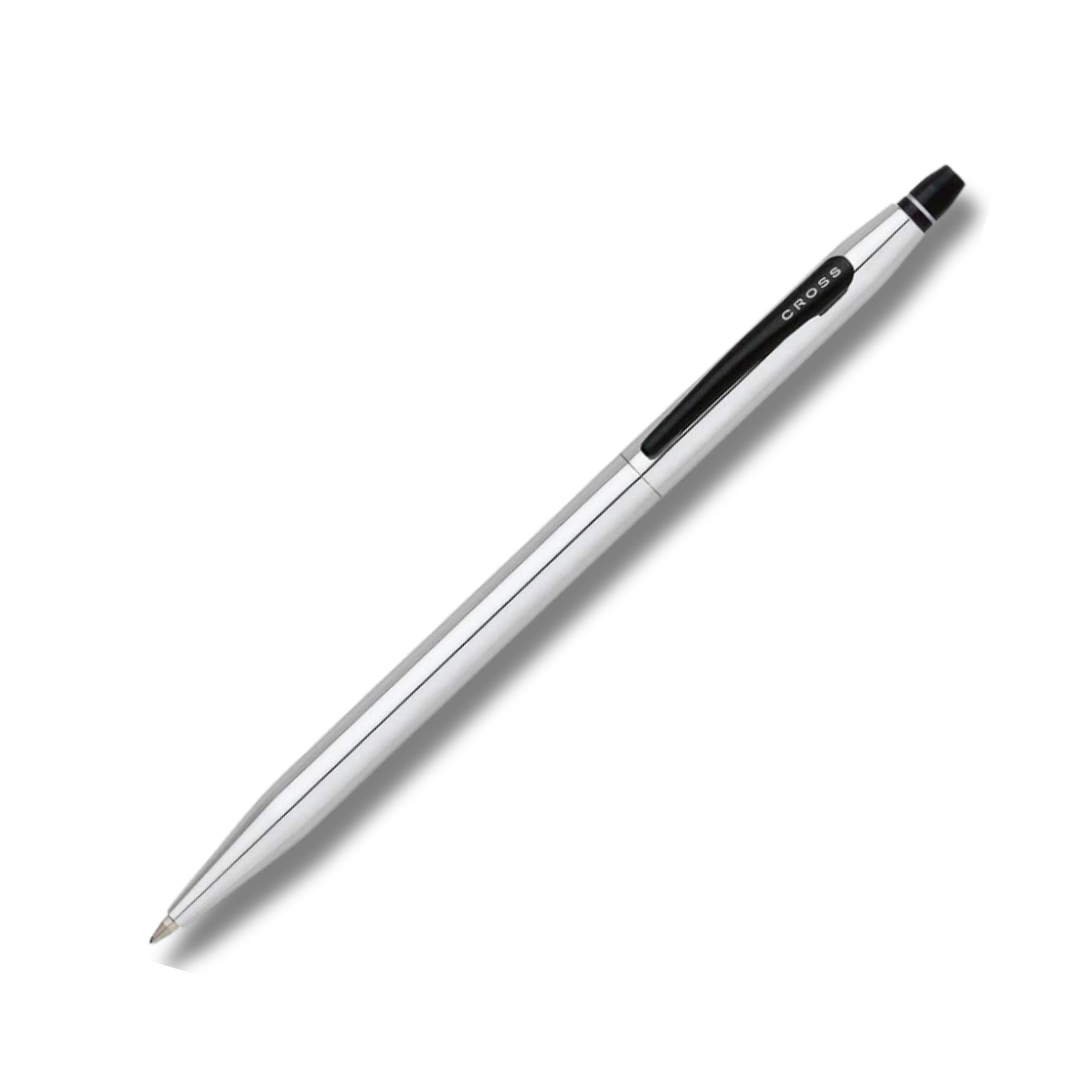 Cross Click Chrome with Black Appointments Selectip Rollerball Pen
