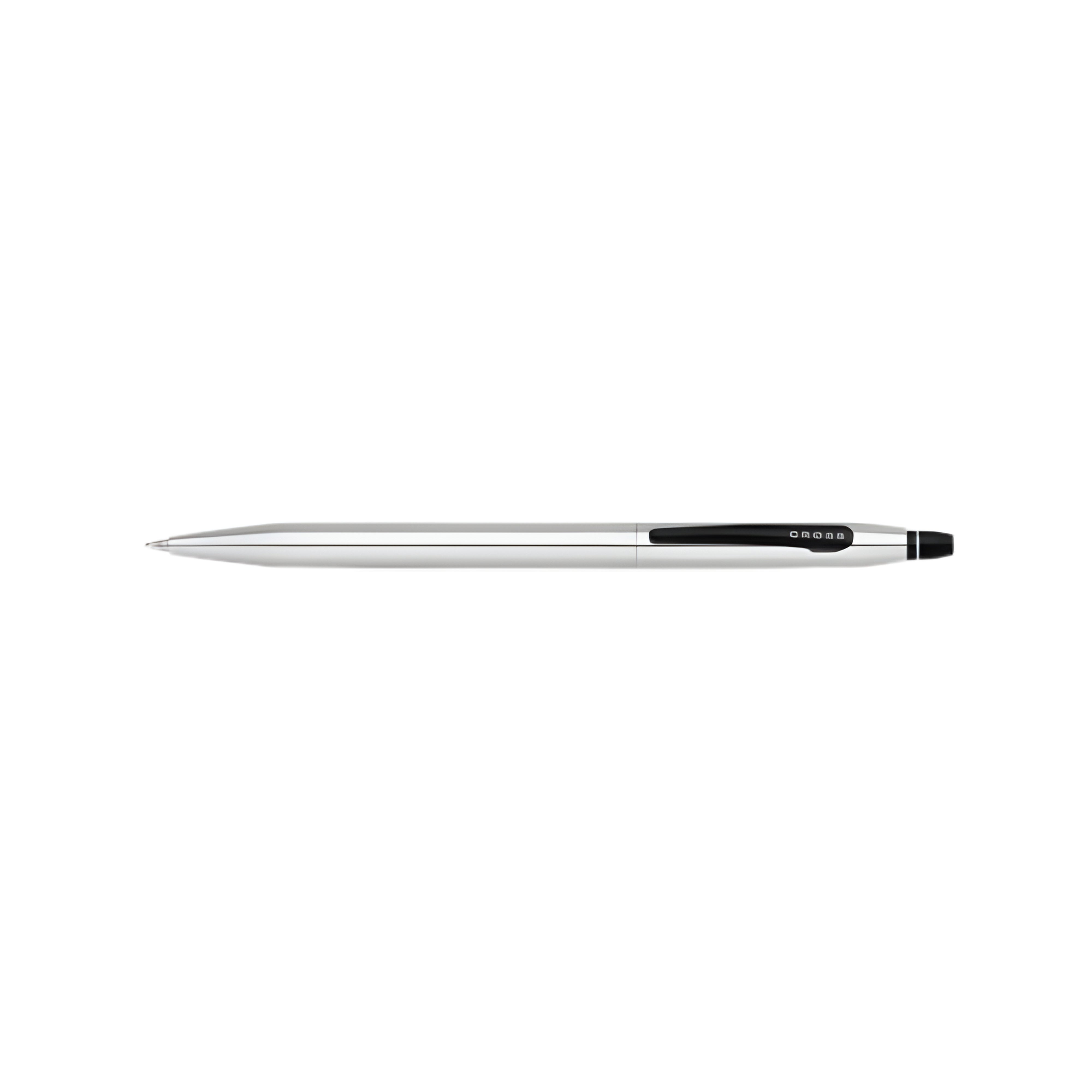 Cross Click Chrome with Black Appointments Selectip Rollerball Pen