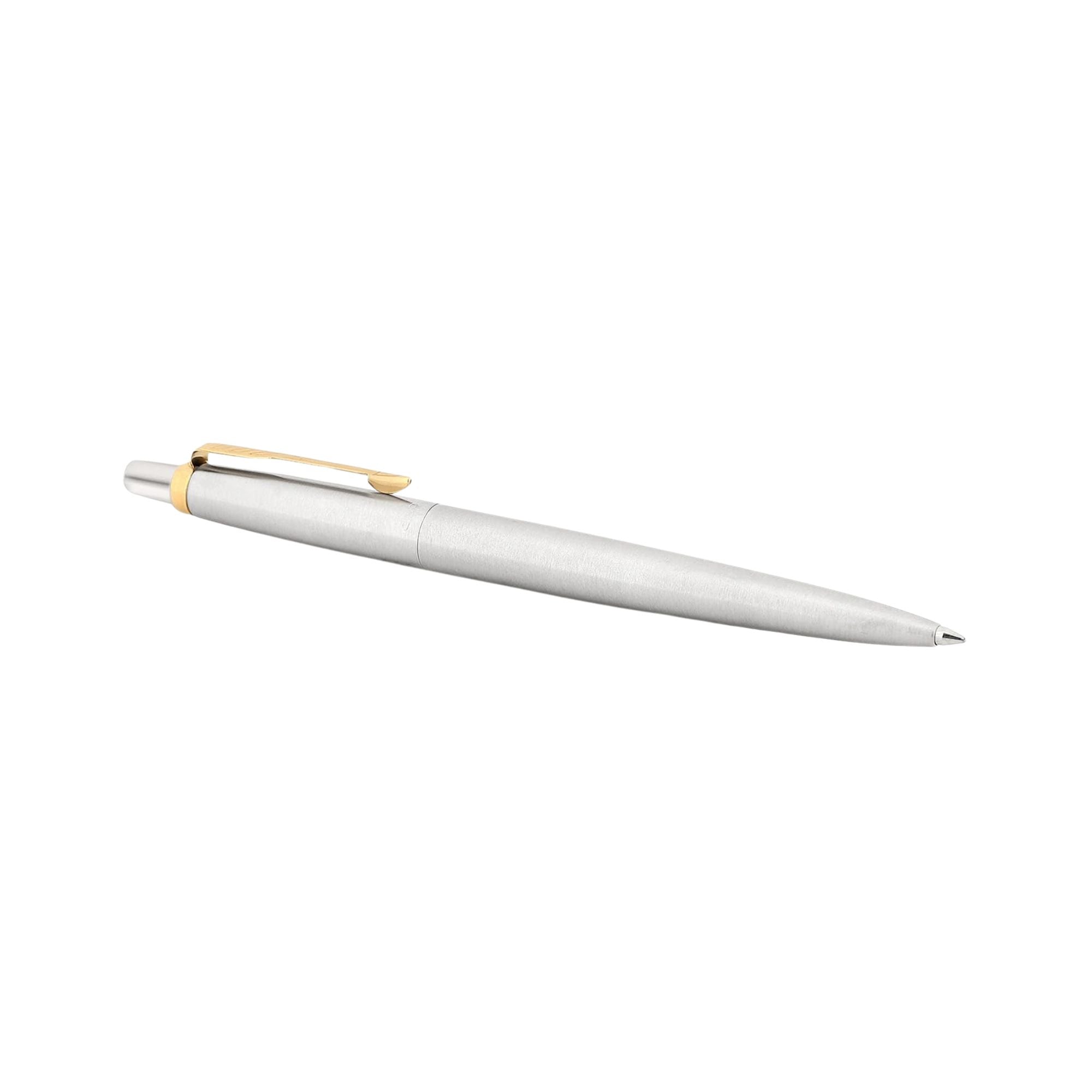 Parker Jotter London Stainless Steel Ballpoint Pen with Gold Trim