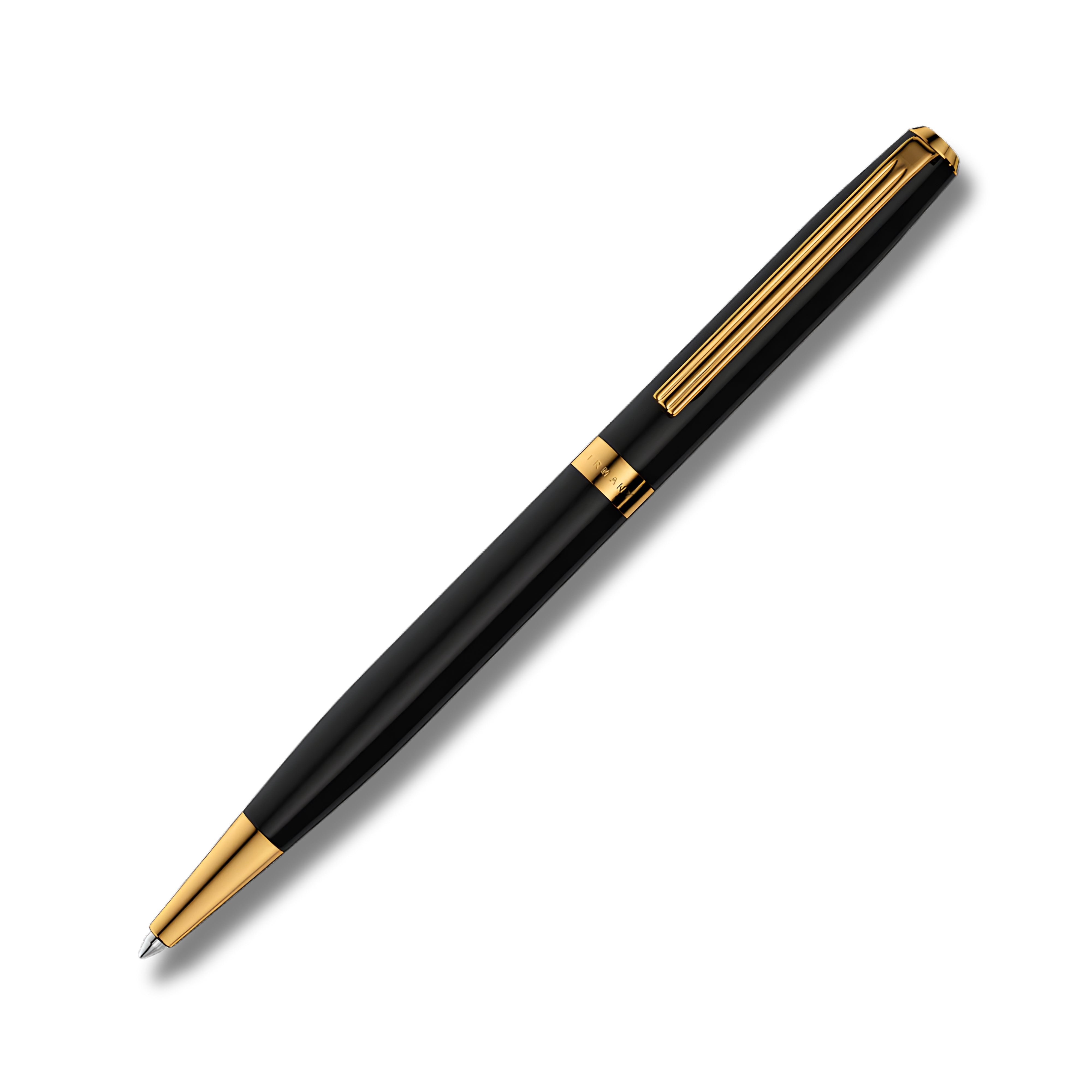Intellio Germany Rhein Black and Gold Ballpoint Pen