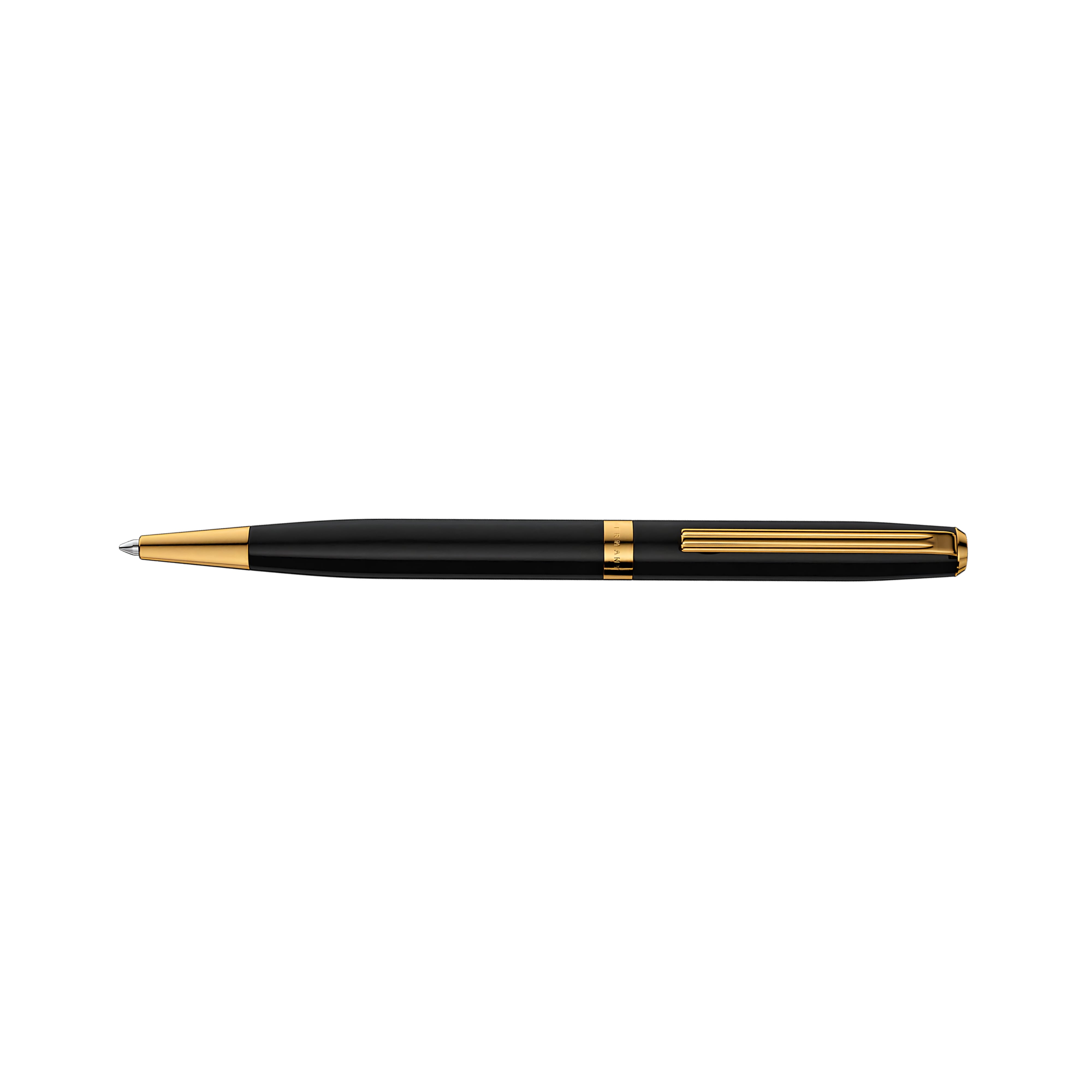 Intellio Germany Rhein Black and Gold Ballpoint Pen
