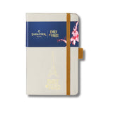Sheaffer Emily in Paris Small Journal 90 GSM Ink Friendly Paper with Embossed Eiffel Tower - Beige
