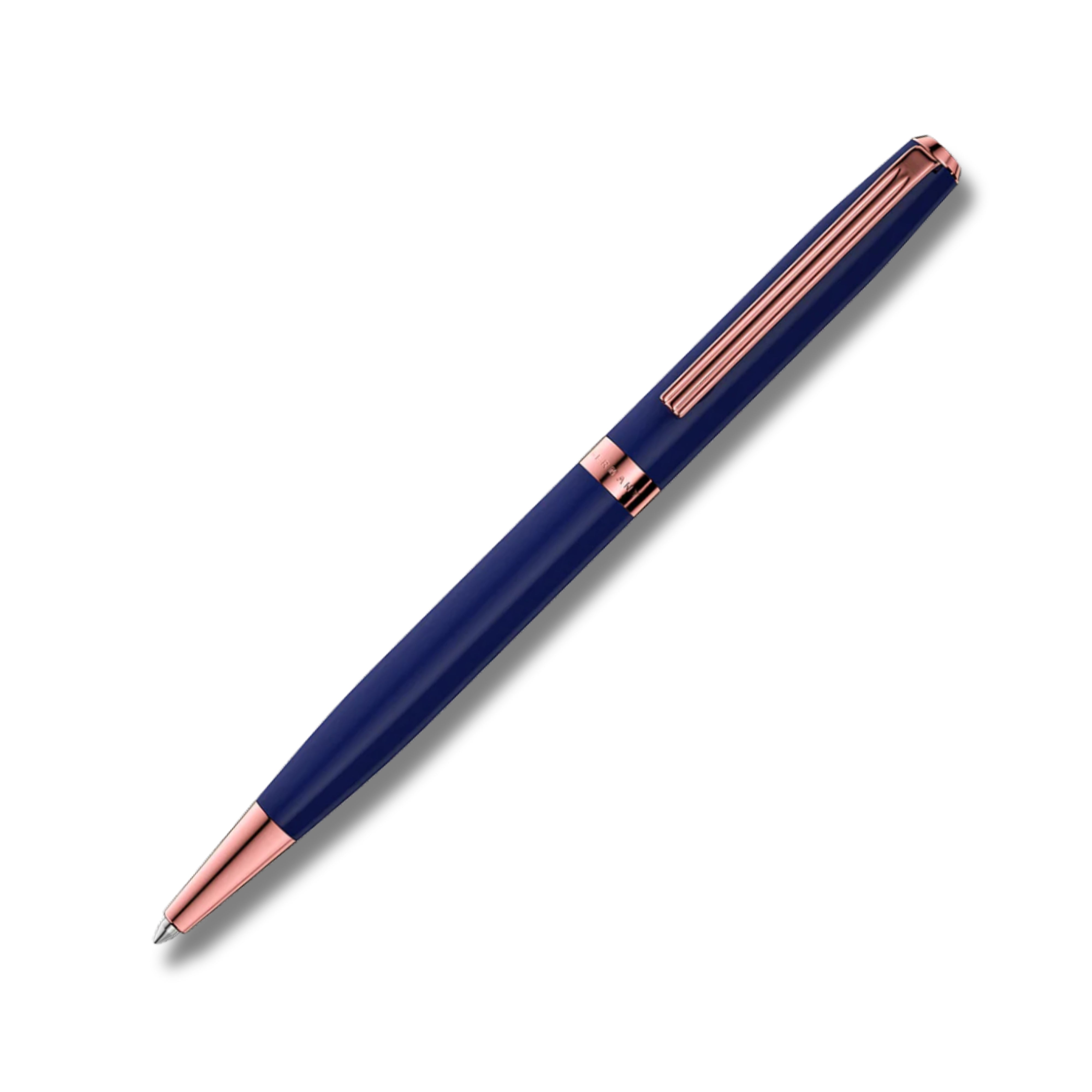 Intellio Germany Rhein Blue and Rose Gold Ballpoint Pen