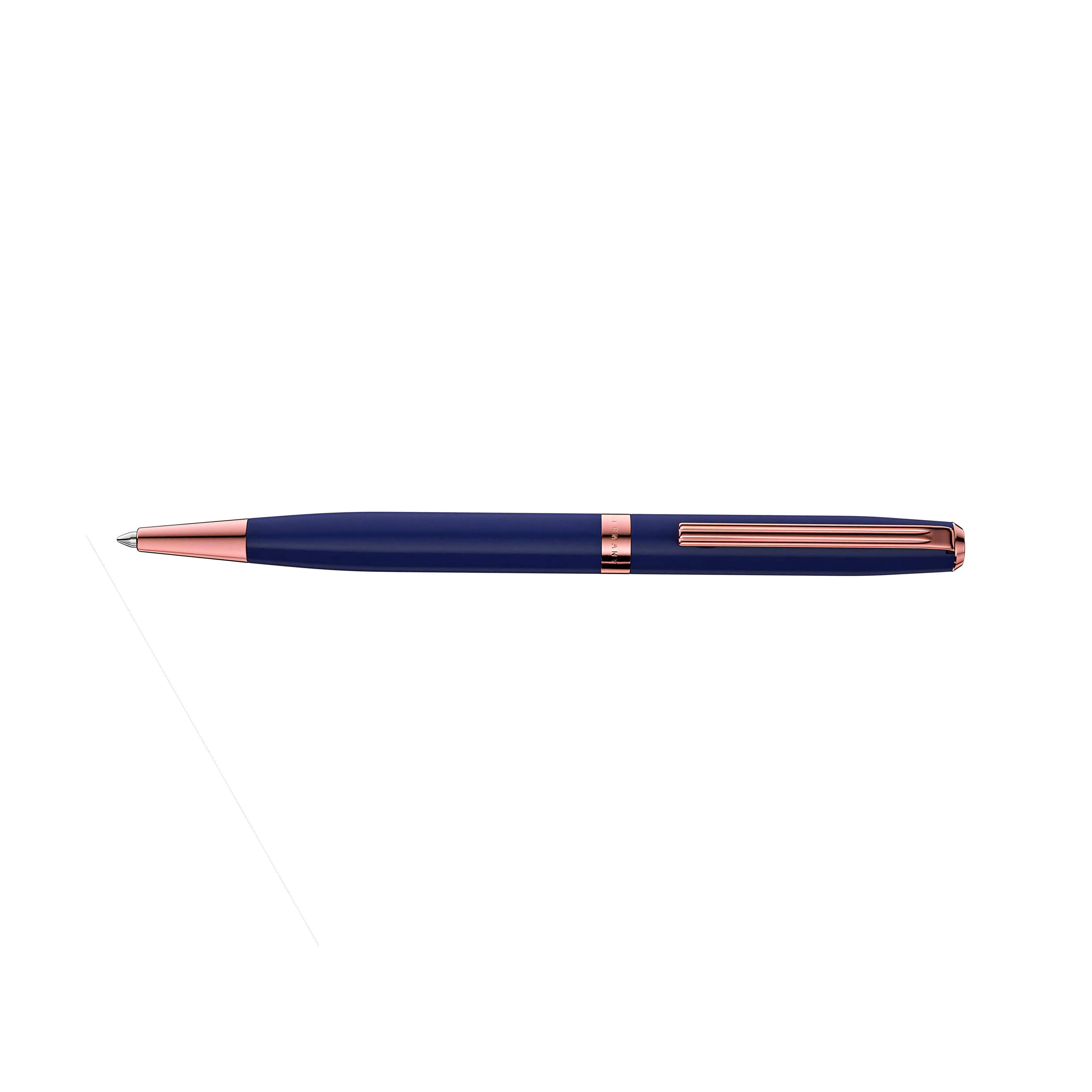 Intellio Germany Rhein Blue and Rose Gold Ballpoint Pen
