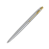 Parker Classic Stainless Steel Gold Trim Ballpoint Pen