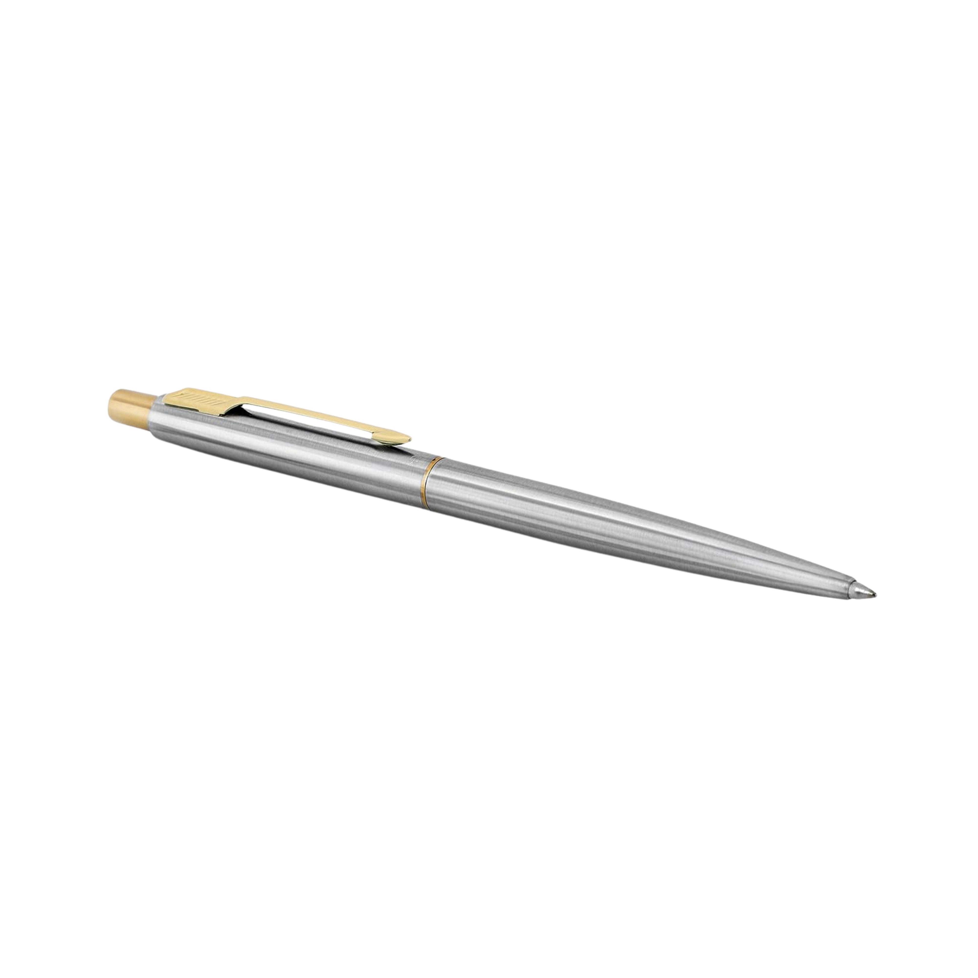 Parker Classic Stainless Steel Gold Trim Ballpoint Pen