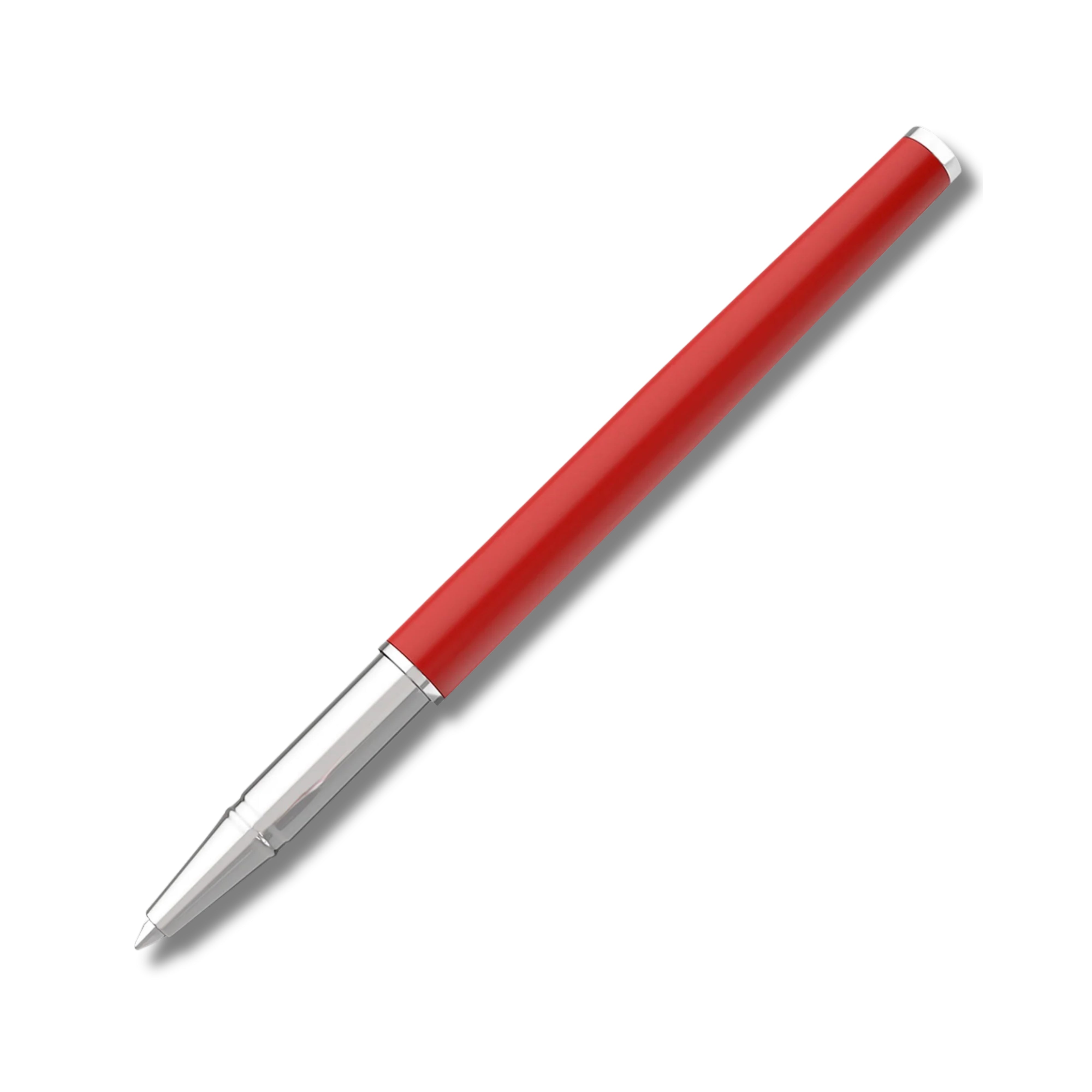 Intellio Germany Crimson Red & Chrome Rollerball Pen