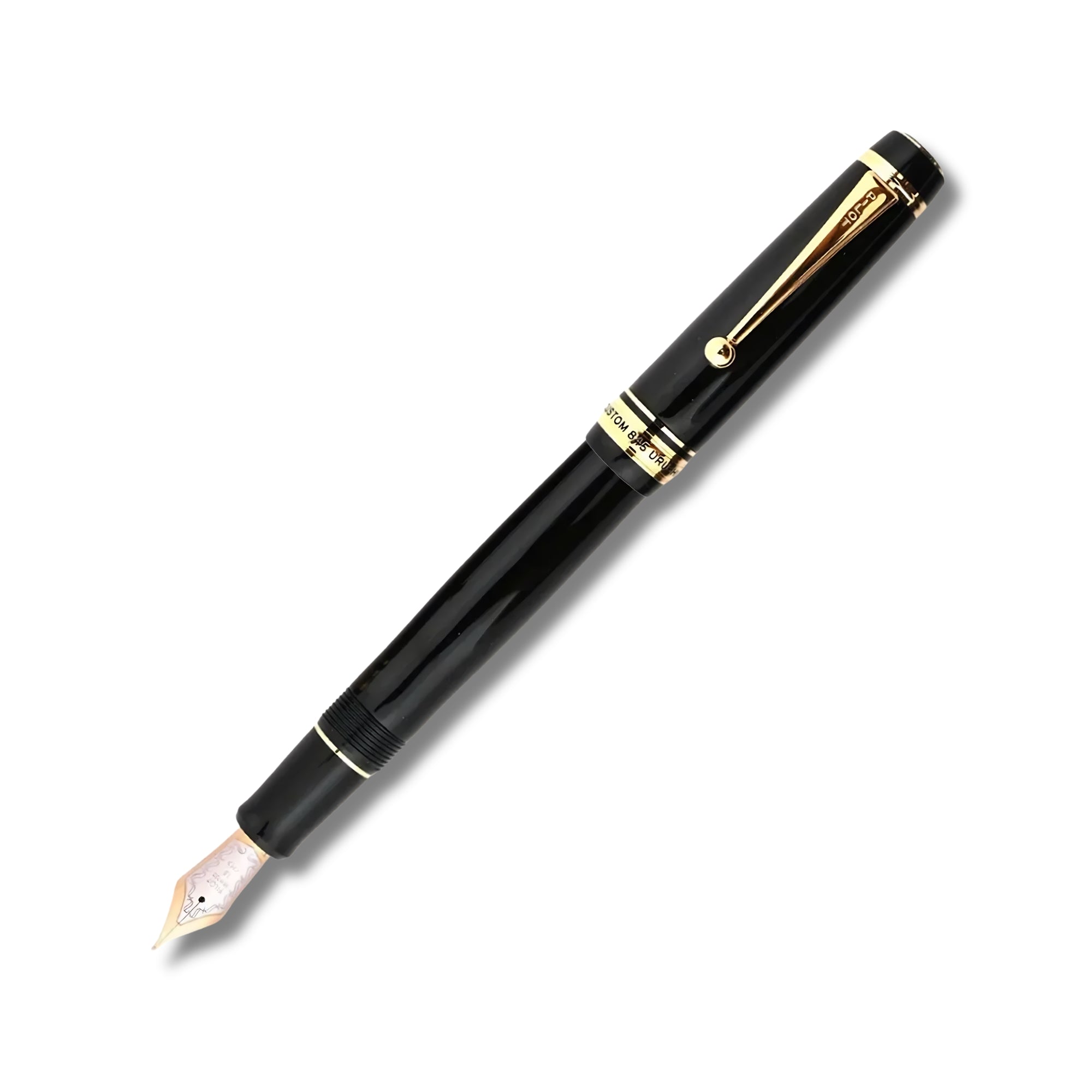 Pilot Custom 845 Fountain Pen - Black Gold Trim