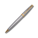 Parker Fusion Shiny Chrome Gold Trim Ballpoint Pen