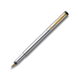 Parker Vector Stainless Steel Gold Trim Fountain Pen