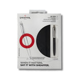 Sheaffer Giftset Sentinel Black 321 Ballpoint Pen and Medium Notebook Black Hangsell