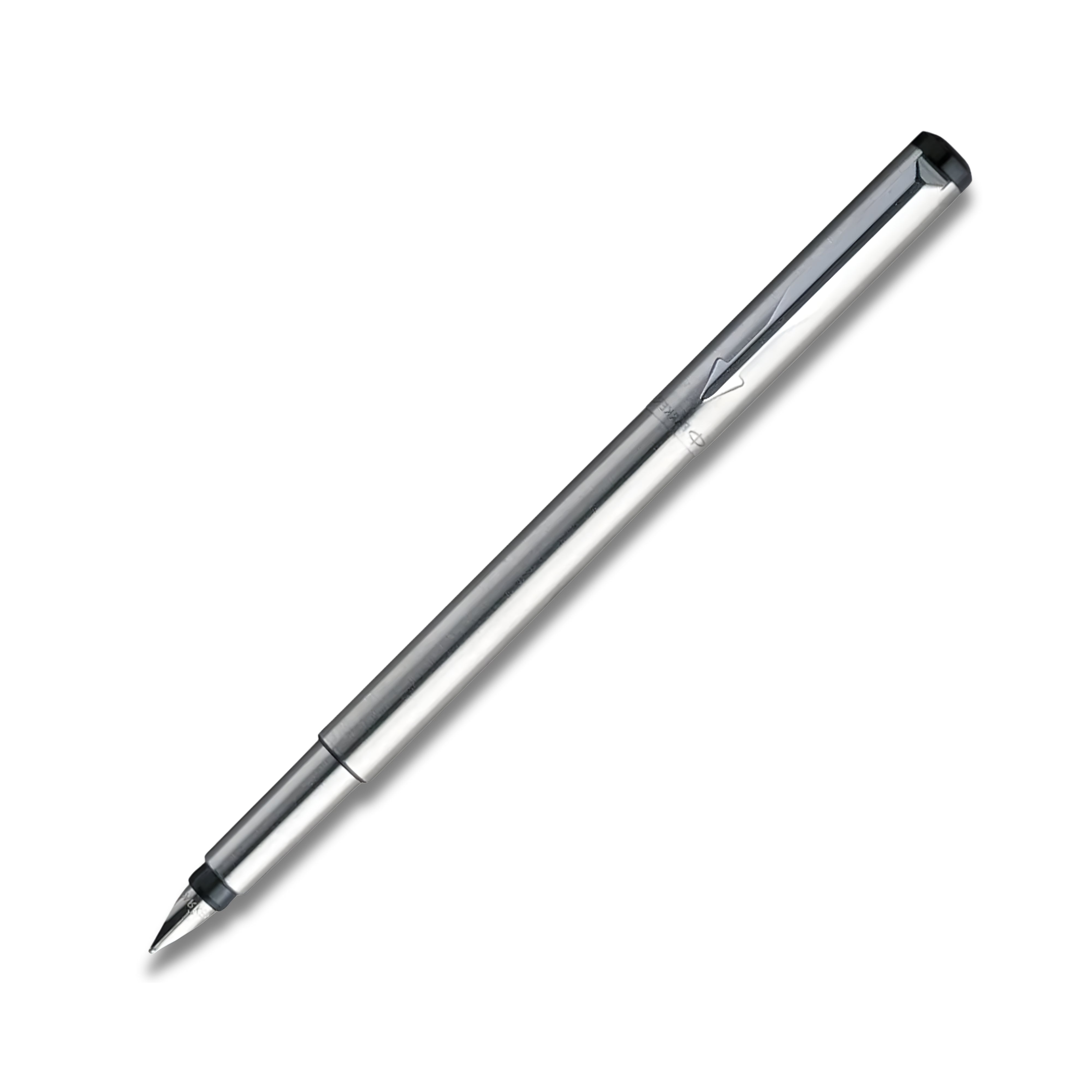 Parker Vector Stainless Steel Chrome Trim Fountain Pen