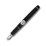 Pilot 2297 Justus 95 Black Stripe Fountain Pen with Silver Trim Fountain Pen (Medium)