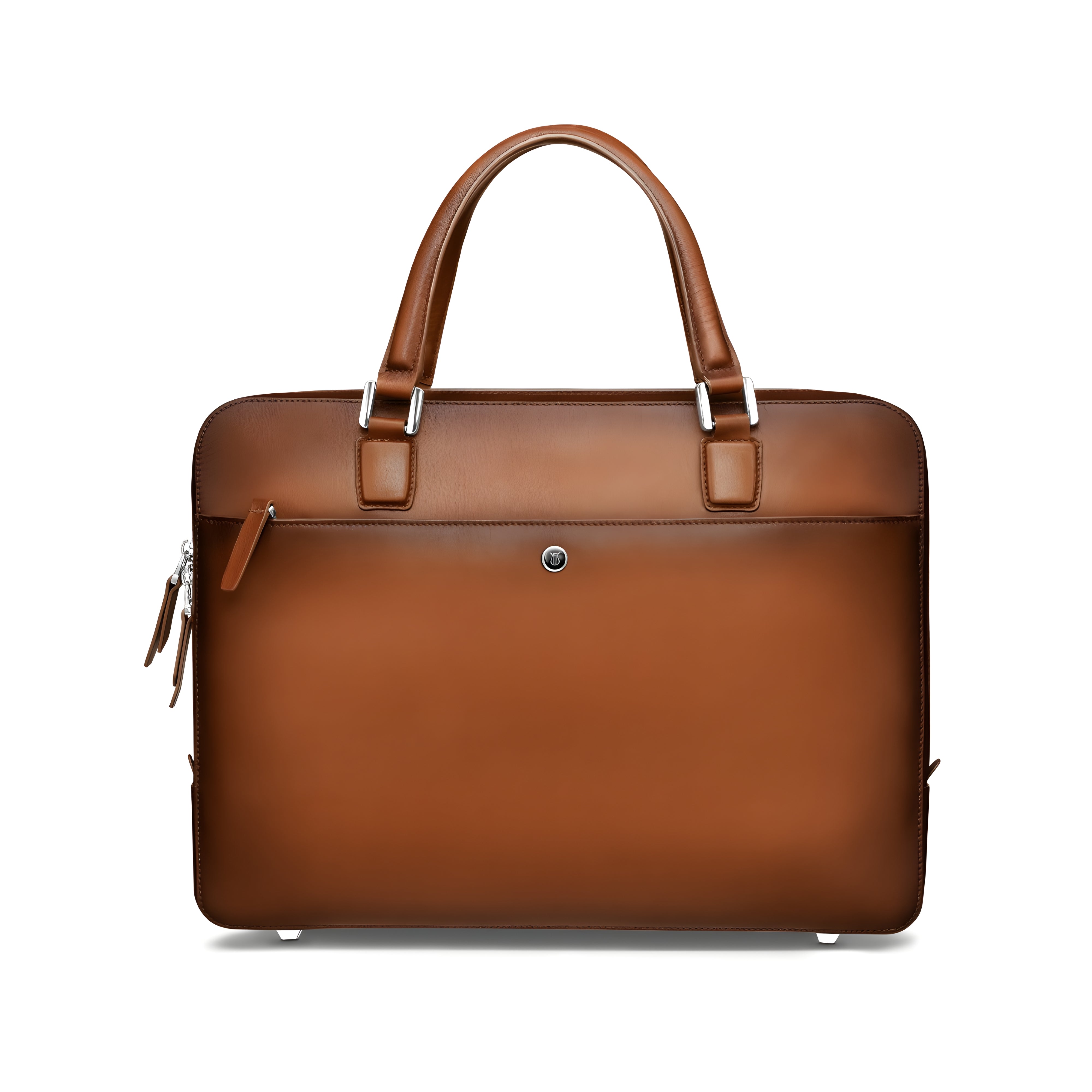 Lapis Bard Ducorium Spencer 14-inch Slim Laptop Business Bag - Cognac