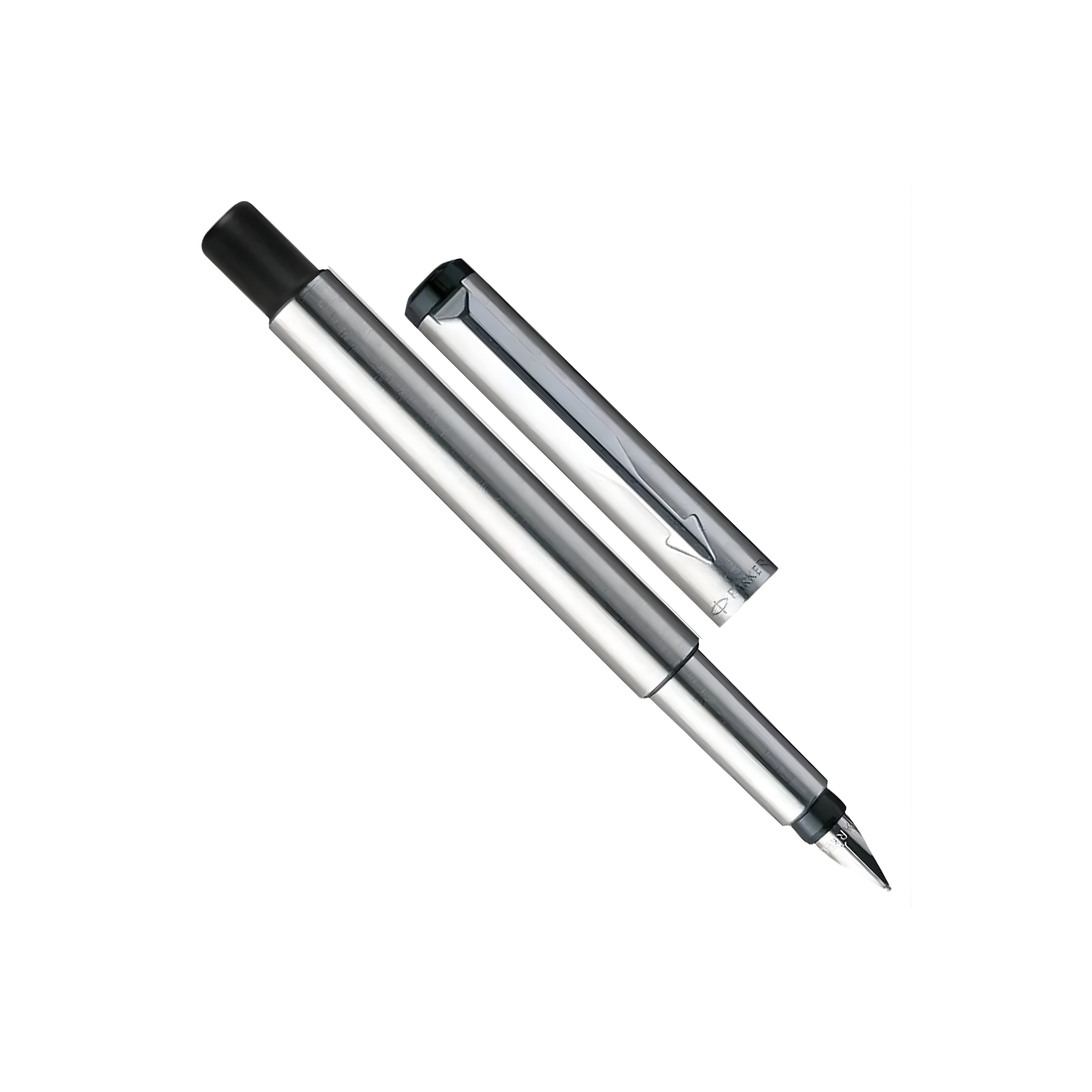 Parker Vector Stainless Steel Chrome Trim Fountain Pen