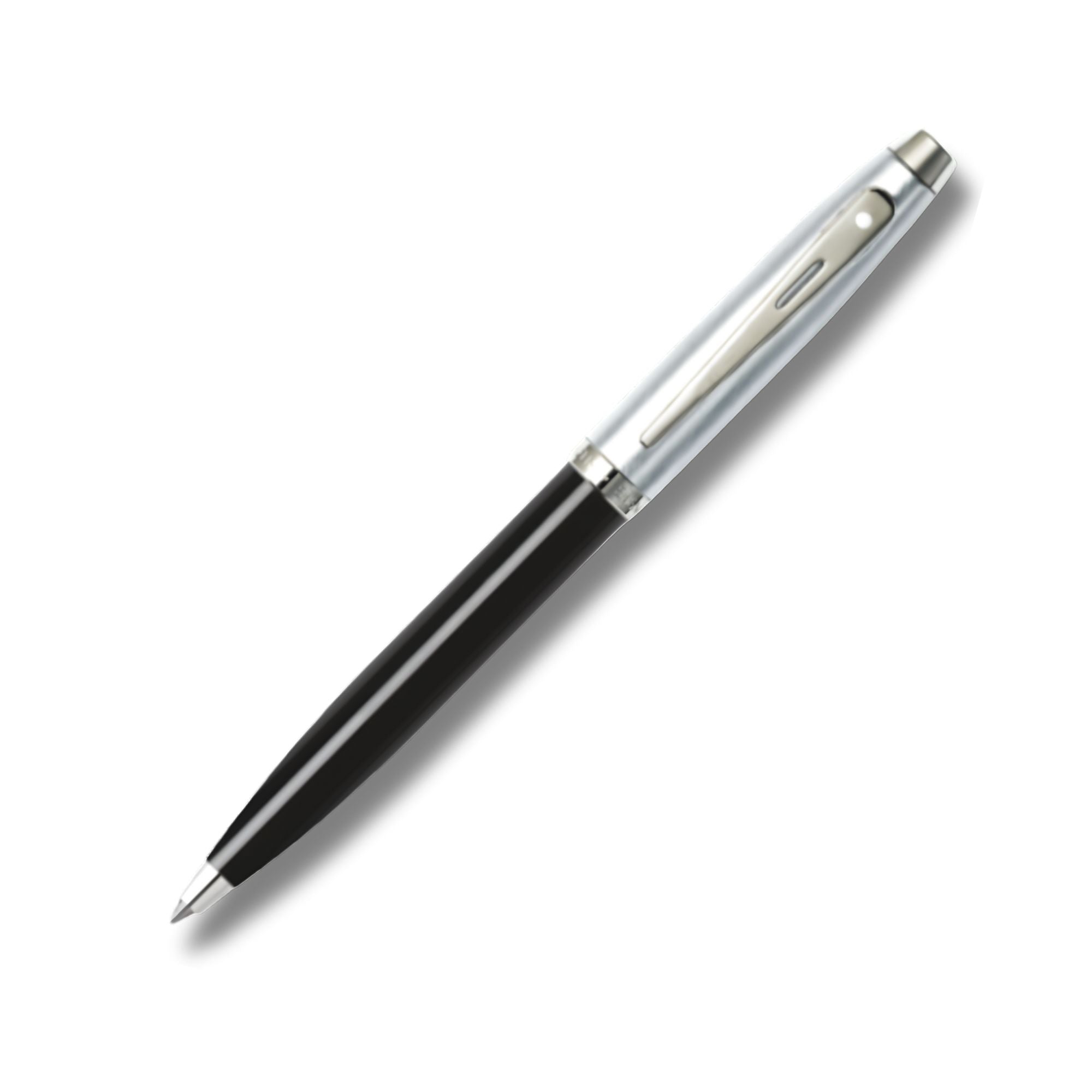 Sheaffer Gift Set ft. Glossy Black 100 9313 Ballpoint Pen with Chrome Trim and Medium Notebook