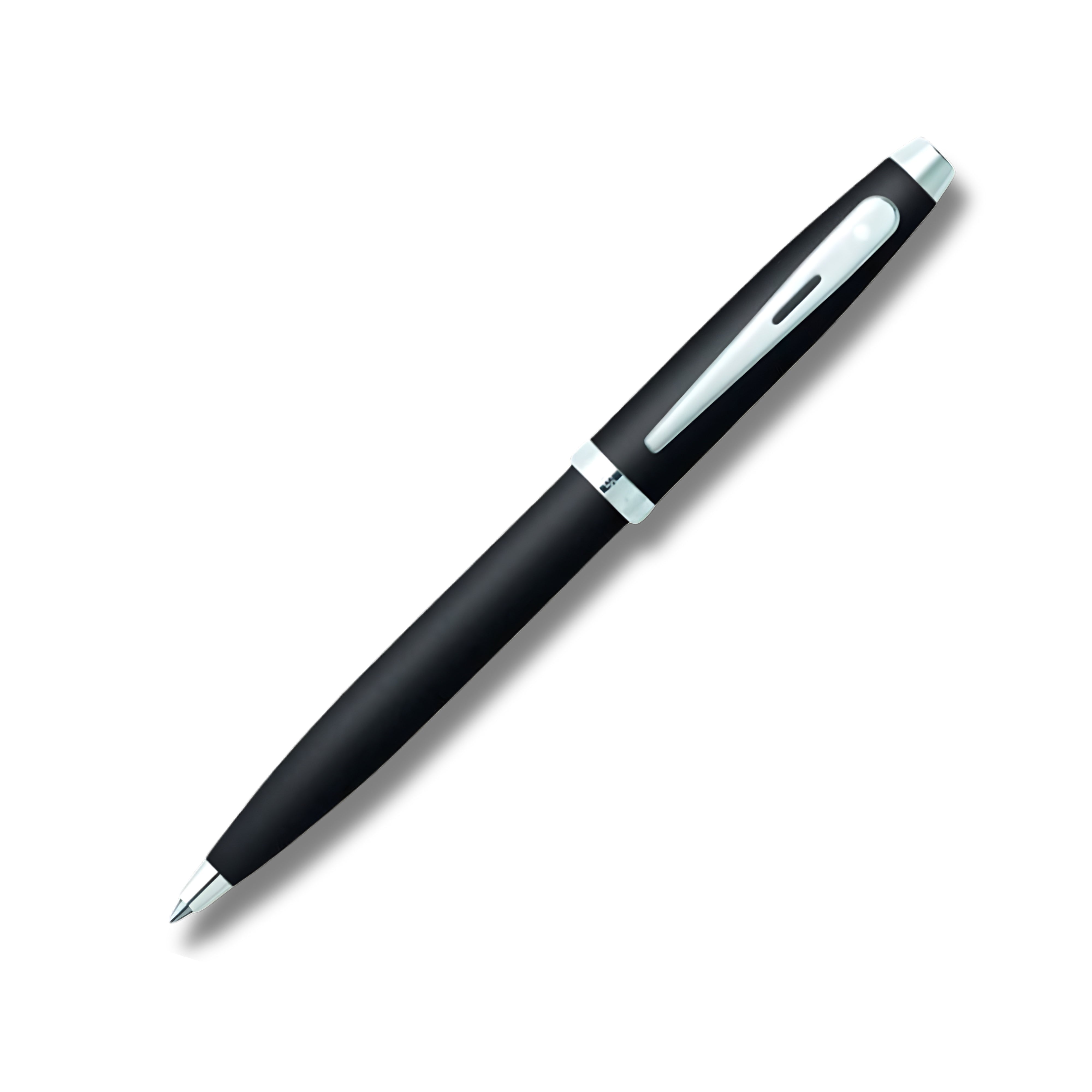Sheaffer Gift Set ft. Matte Black 100 9317 Ballpoint Pen with Chrome Trim and Medium Notebook