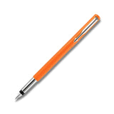 Parker Vector Standard Chrome Trim Fountain Pen - Orange