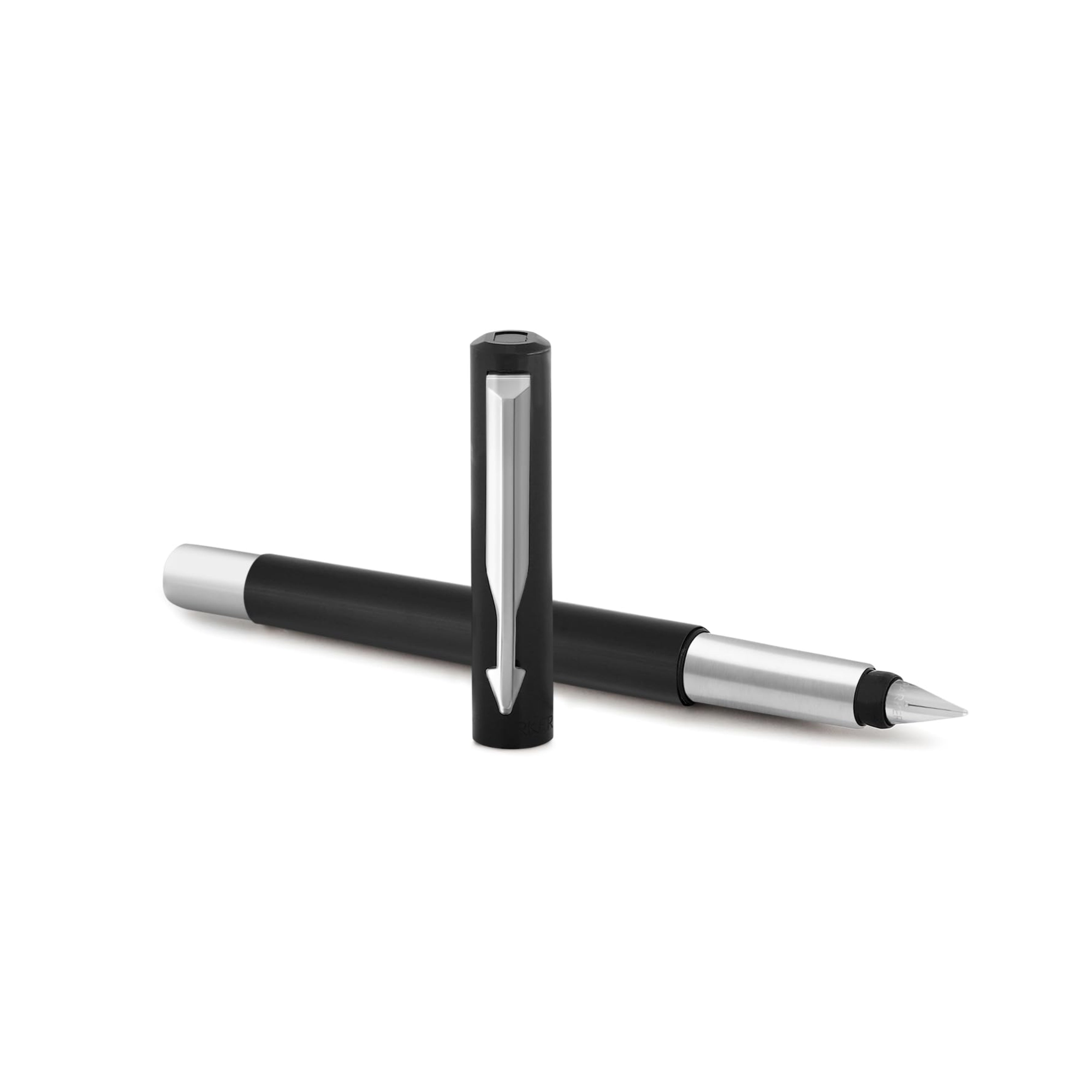 Parker Vector Standard Chrome Trim Fountain Pen - Black