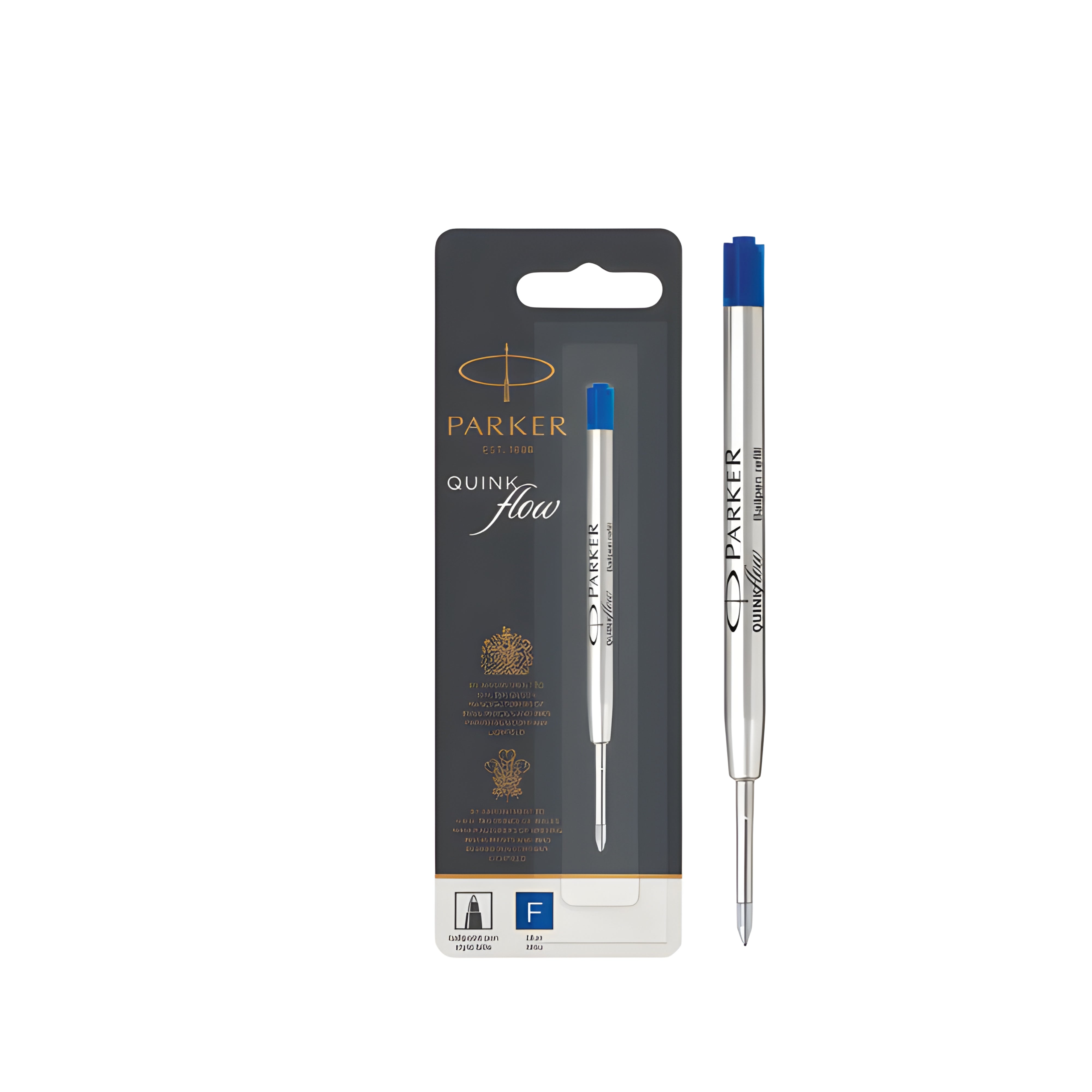 Parker QUINKFlow Ballpoint Refill - Fine Point - Blue