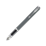 Parker Folio Standard Fountain Pen With Chrome Trim - Grey